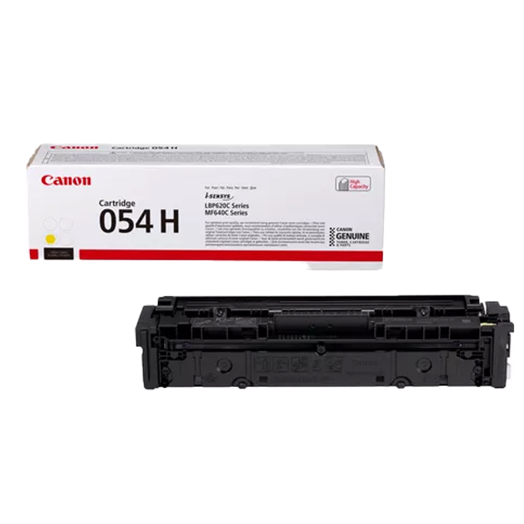Canon 054 H - Alta capienza - giallo - originale - cartuccia toner - per ImageCLASS LBP622Cdw, MF641CW, MF642Cdw, MF644Cdw