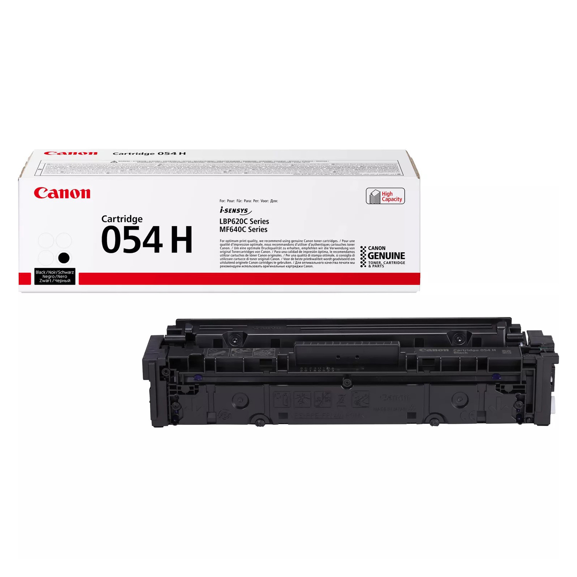 Canon 054 H - Alta capienza - nero - originale - cartuccia toner