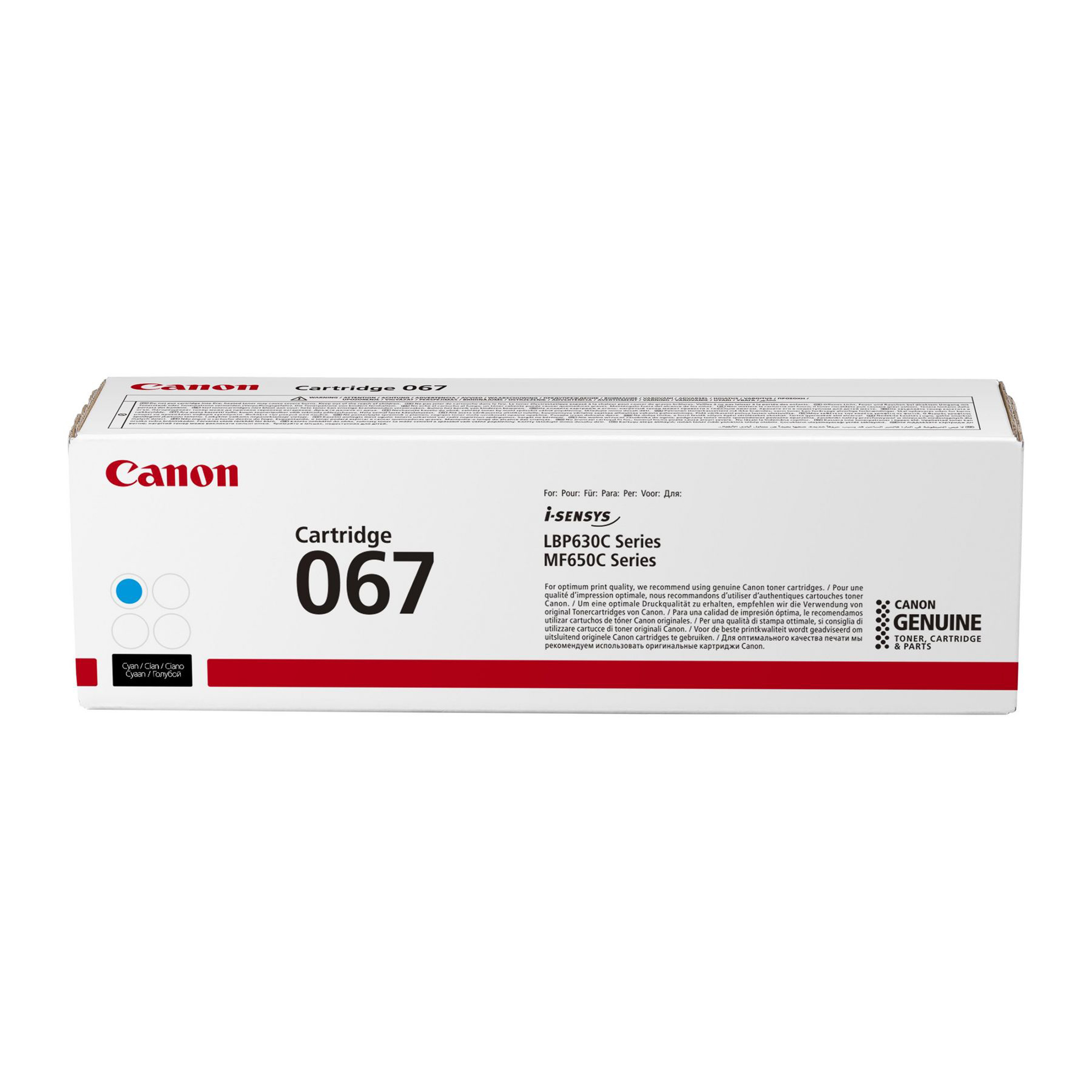 Canon 067 - Ciano - originale - cartuccia toner - per i-SENSYS MF651Cw