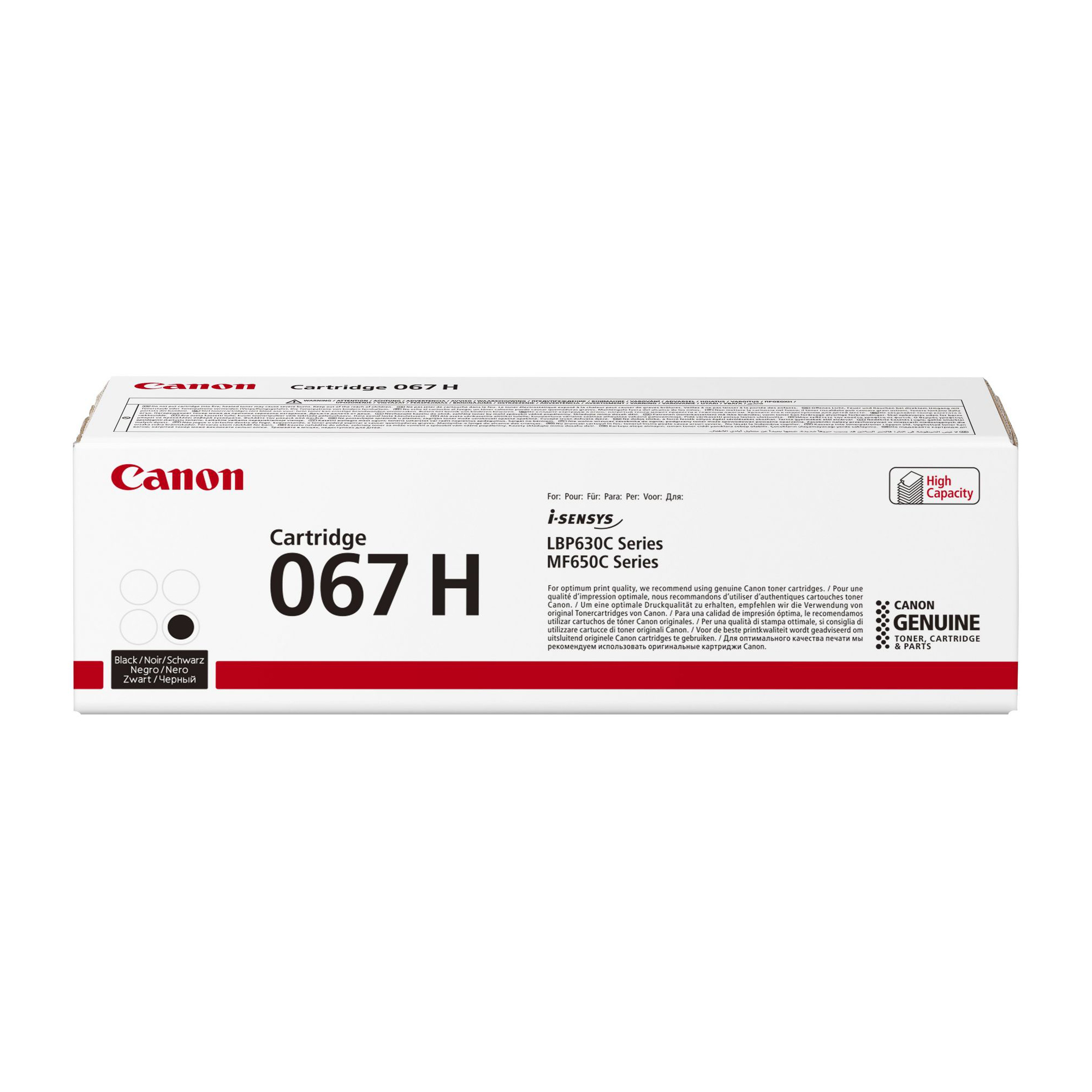 Canon 067 H - Alta capienza - nero - originale - cartuccia toner - per i-SENSYS MF651Cw