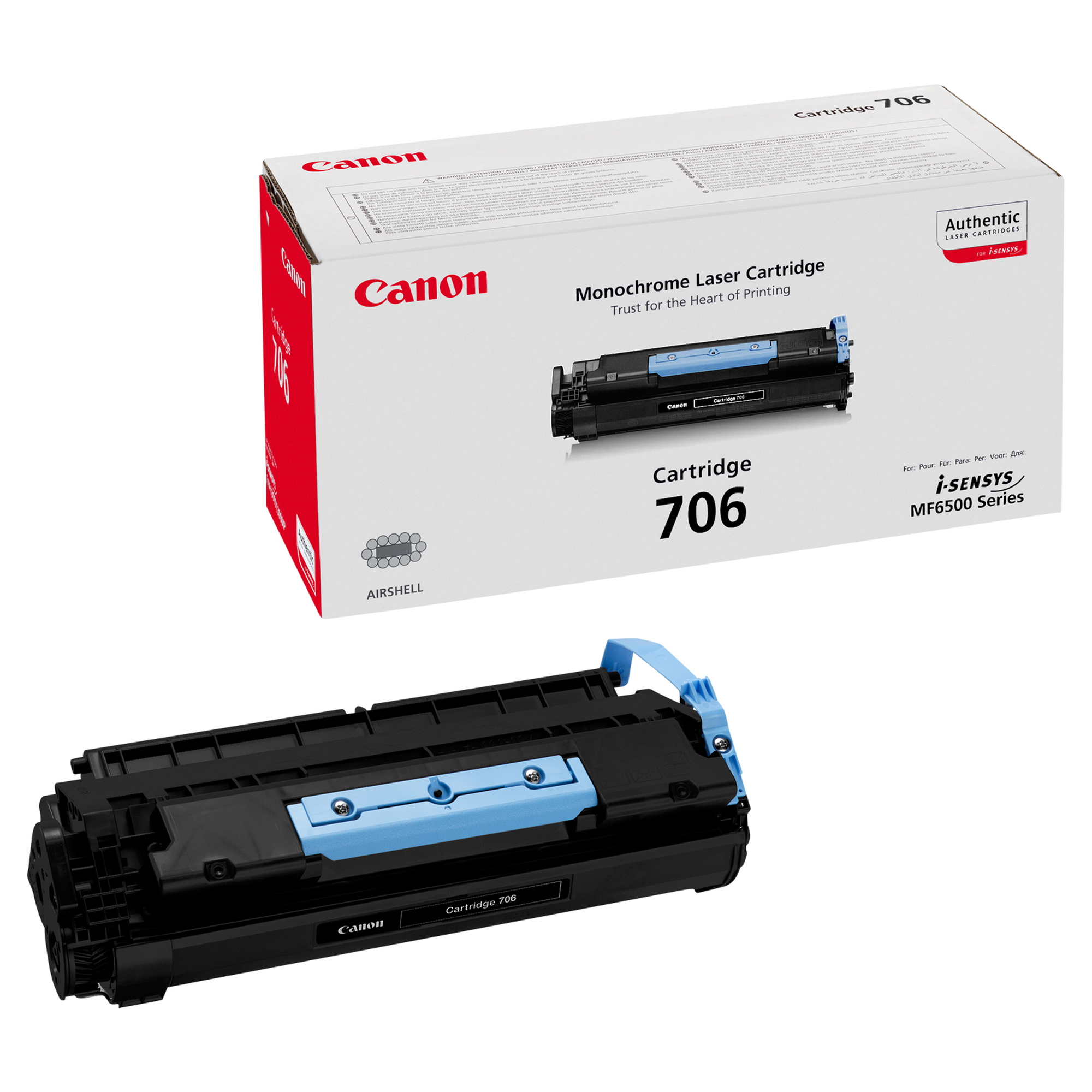 Canon 706 - Nero - originale - cartuccia toner - per i-SENSYS MF6530, MF6540, MF6550, MF6560, MF6580; LaserBase MF6530, MF6540, MF6550, MF6560