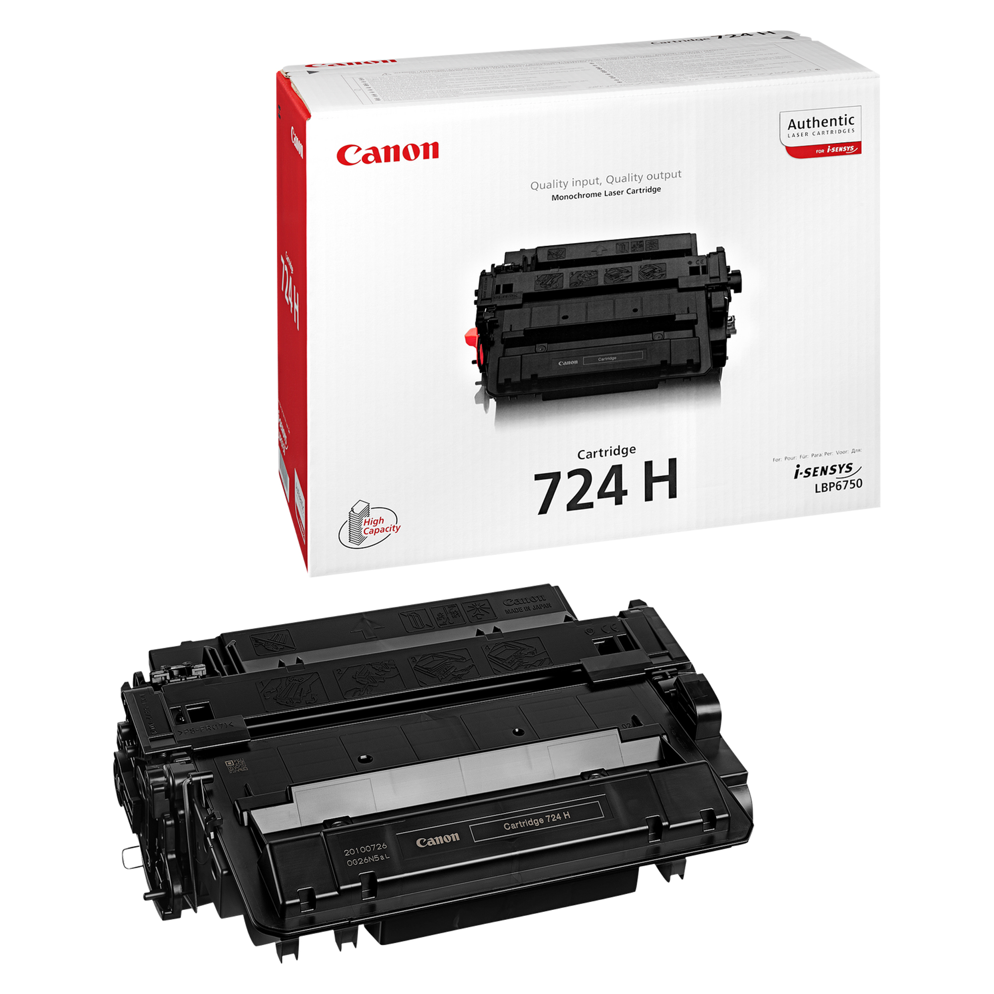 Canon CRG-724H - Nero - originale - cartuccia toner - per i-SENSYS LBP6750dn, LBP6780x, MF512x, MF515x