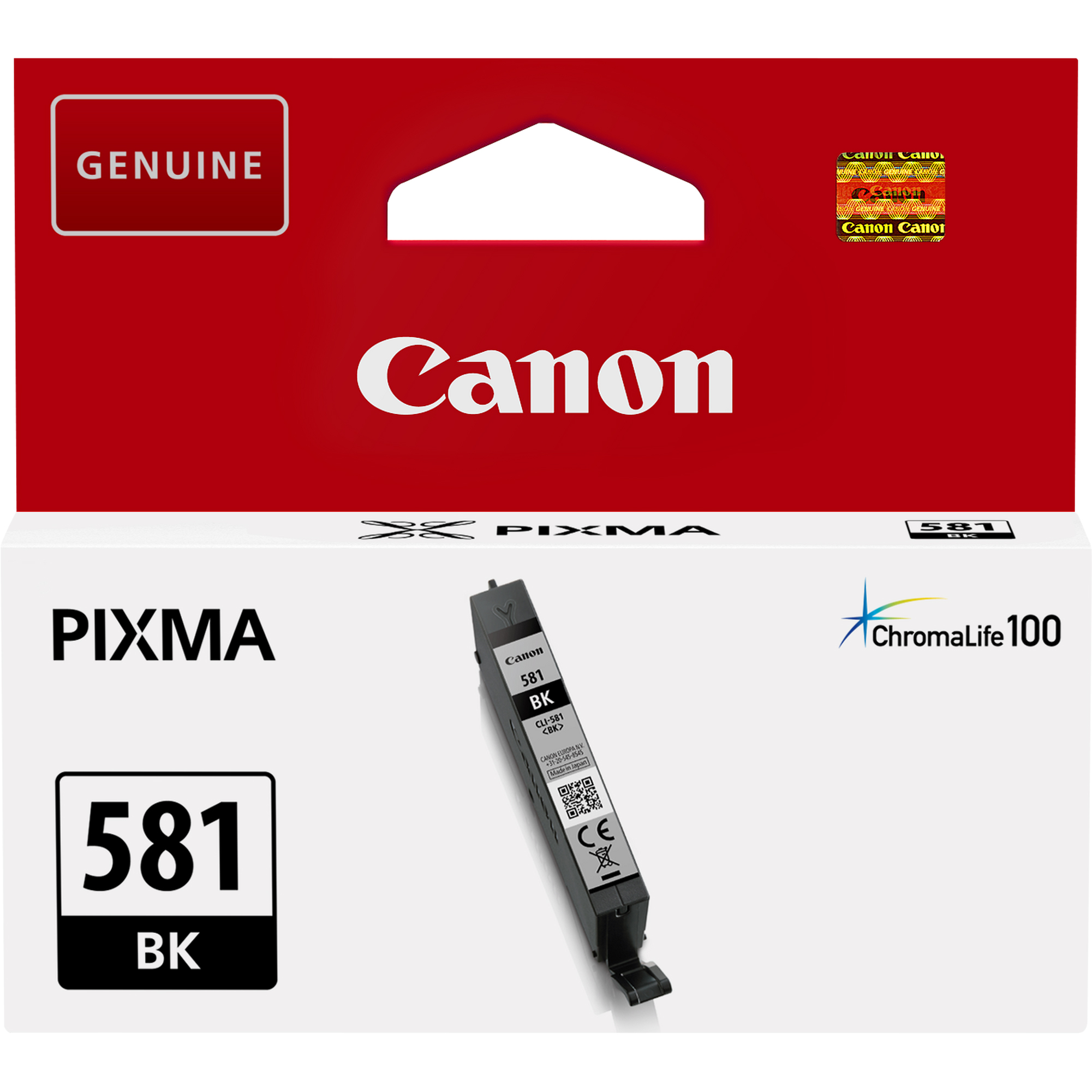 Canon CLI-581BK - 5.6 ml - nero - originale - serbatoio inchiostro - per PIXMA TS6251, TS6350, TS6351, TS705, TS8252, TS8350, TS8351, TS8352, TS9550, TS9551