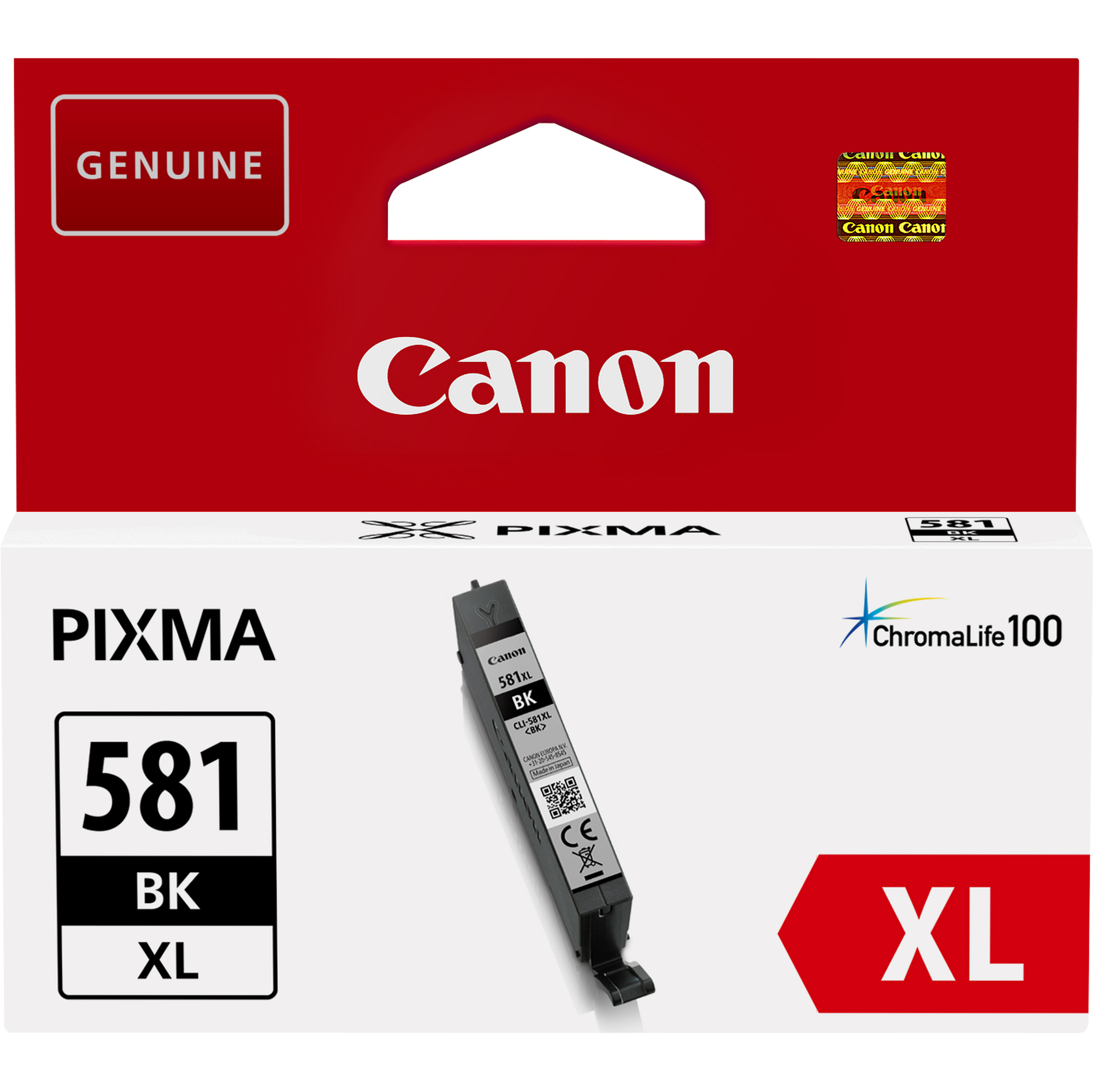 Canon CLI-581BK XL - 8.3 ml - misura XL - nero - originale - serbatoio inchiostro - per PIXMA TS6251, TS6350, TS6351, TS705, TS8251, TS8252, TS8350, TS8352, TS9550, TS9551