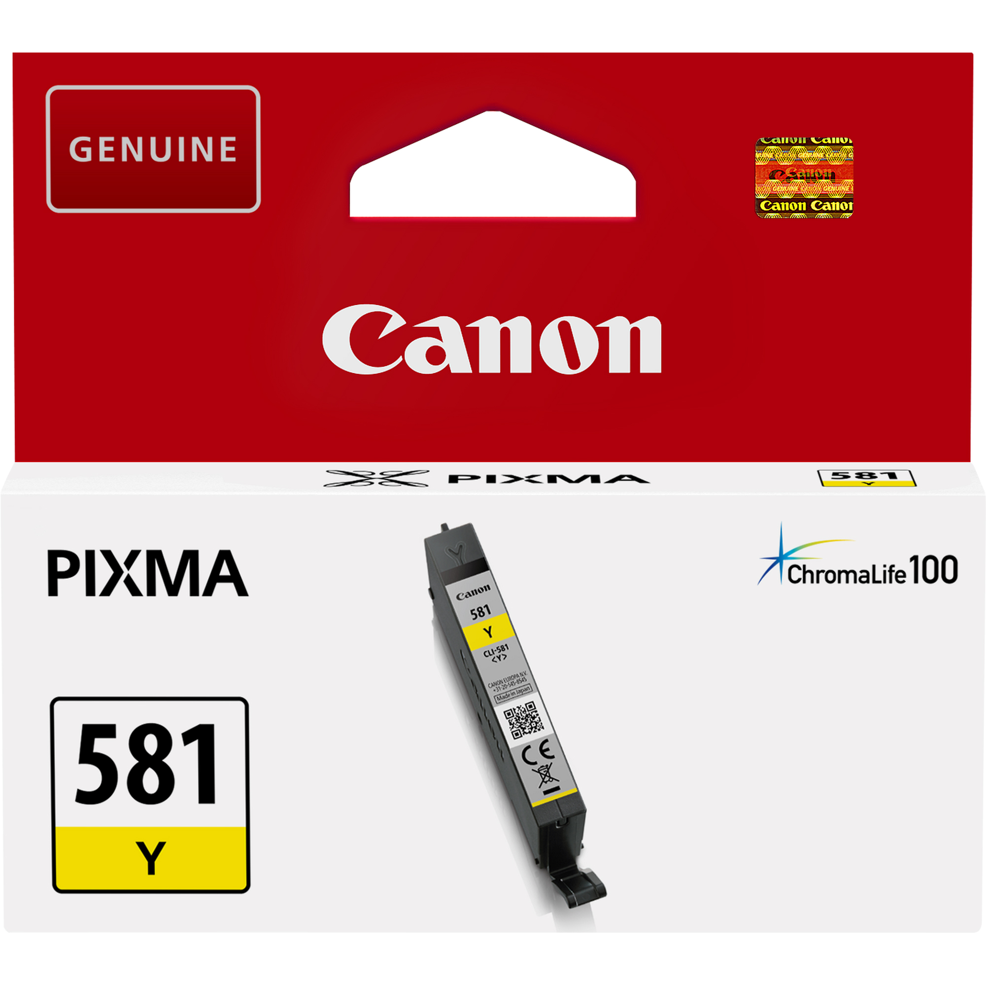 Canon CLI-581Y - 5.6 ml - giallo - originale - serbatoio inchiostro - per PIXMA TS6251, TS6350, TS6351, TS705, TS8252, TS8350, TS8351, TS8352, TS9550, TS9551