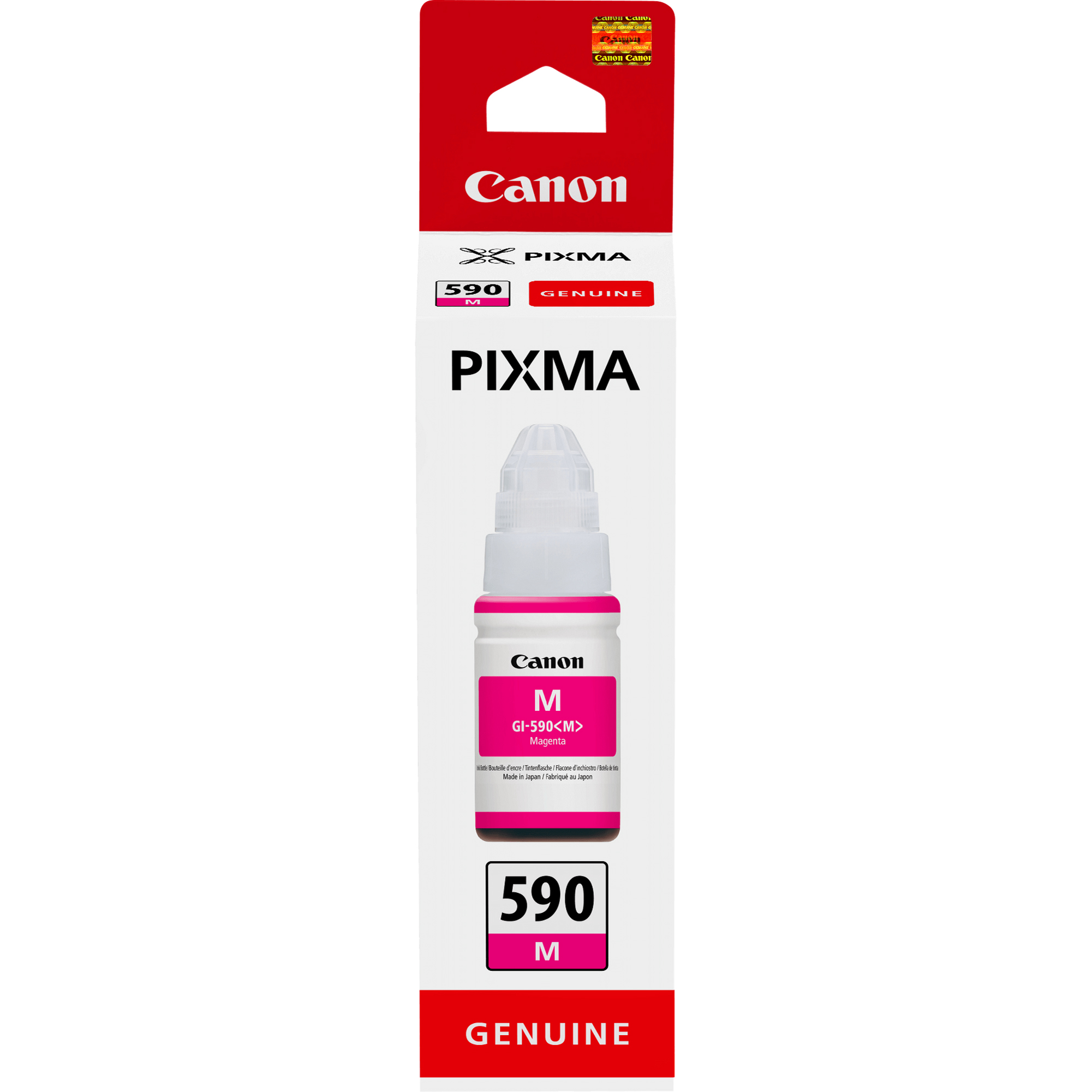 Canon GI 590 M - 70 ml - magenta - originale - ricarica inchiostro - per PIXMA G1501, G1510, G2500, G2501, G2510, G3410, G3500, G3501, G3510, G4410, G4500, G4511