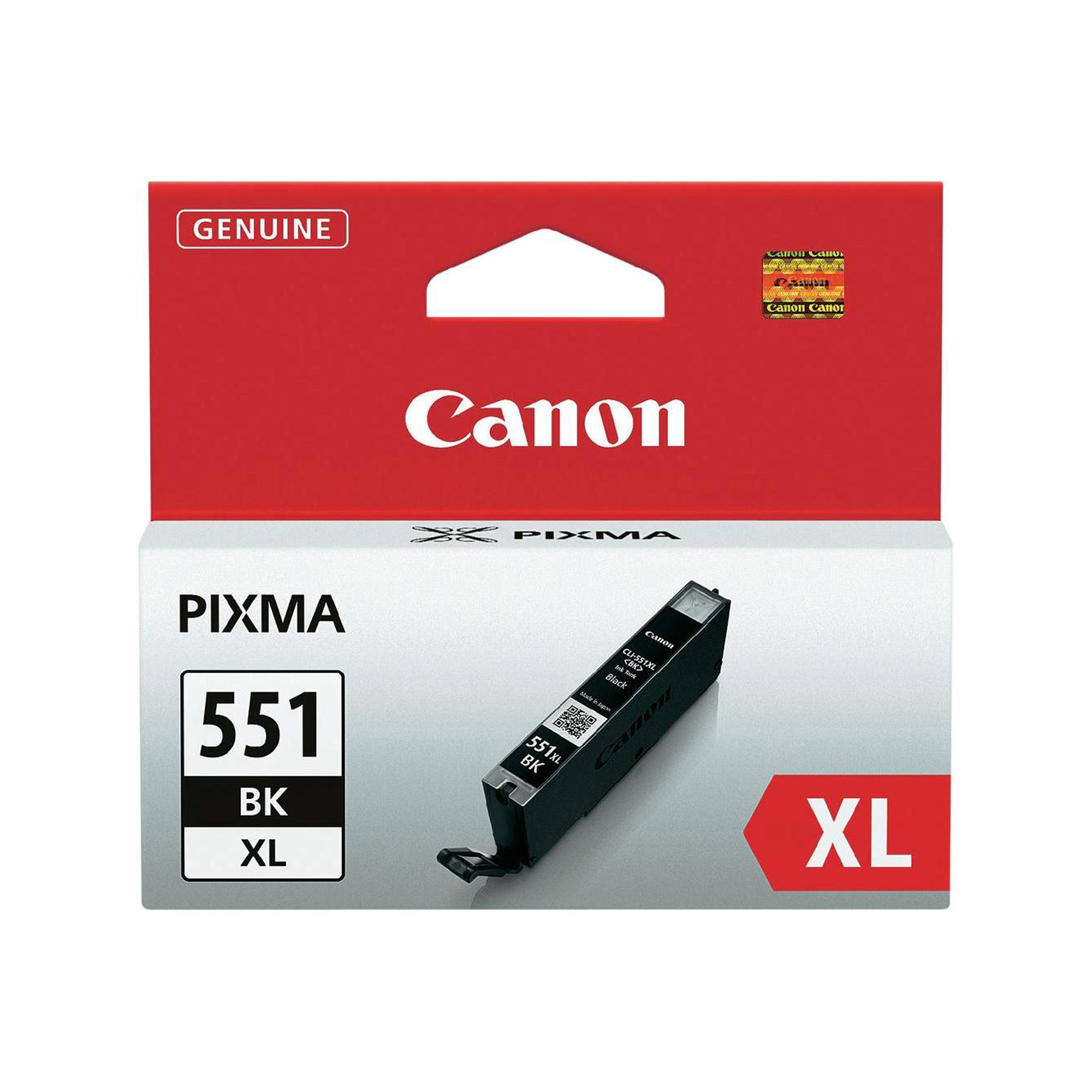 Canon CLI-551BK XL - Alta resa - nero - originale - serbatoio inchiostro - per PIXMA iP8750, iX6850, MG5550, MG5650, MG5655, MG6450, MG6650, MG7150, MG7550, MX725, MX925