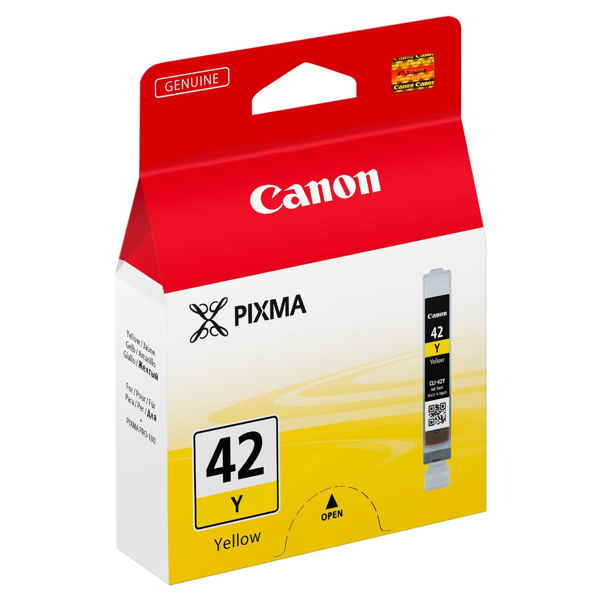 Canon CLI-42Y - 13 ml - giallo - originale - serbatoio inchiostro - per PIXMA PRO-100, PRO-100S; PIXUS PRO-100