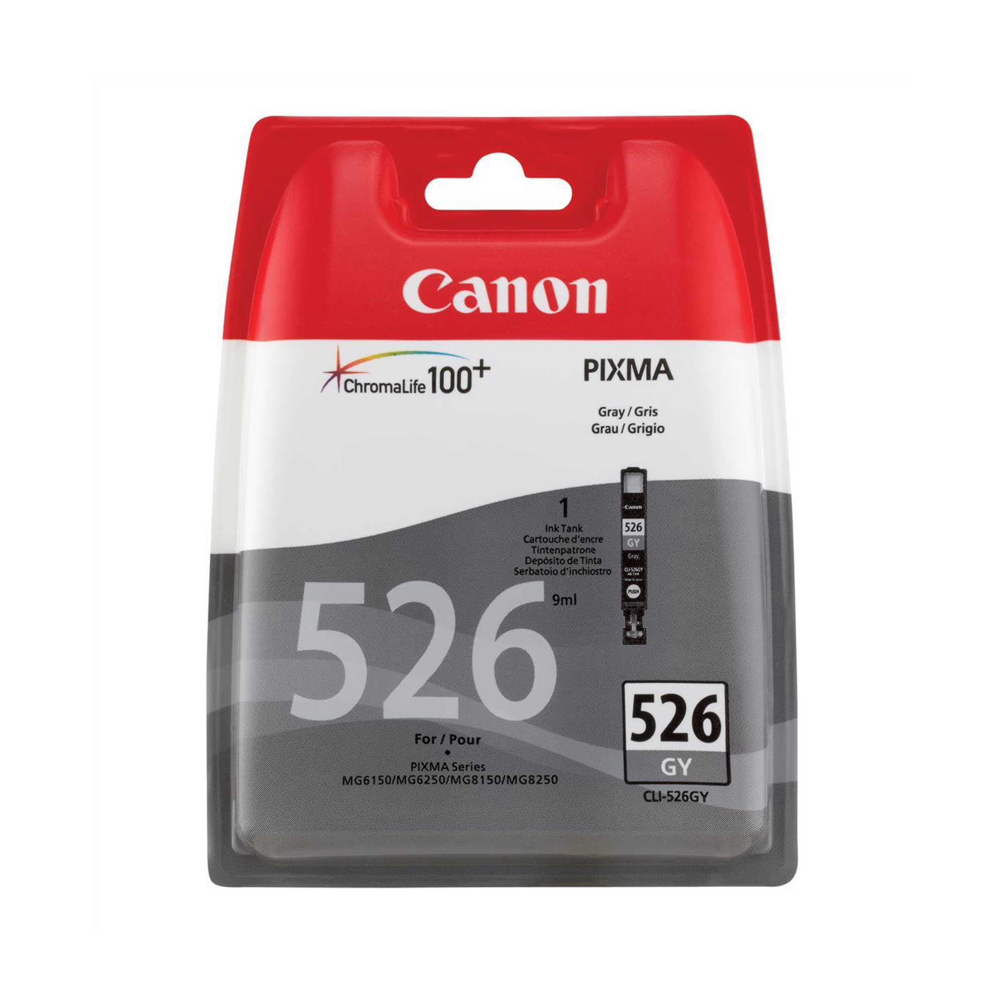 Canon CLI-526GY - Grigio - originale - serbatoio inchiostro - per PIXMA MG6150, MG6250, MG8150, MG8250