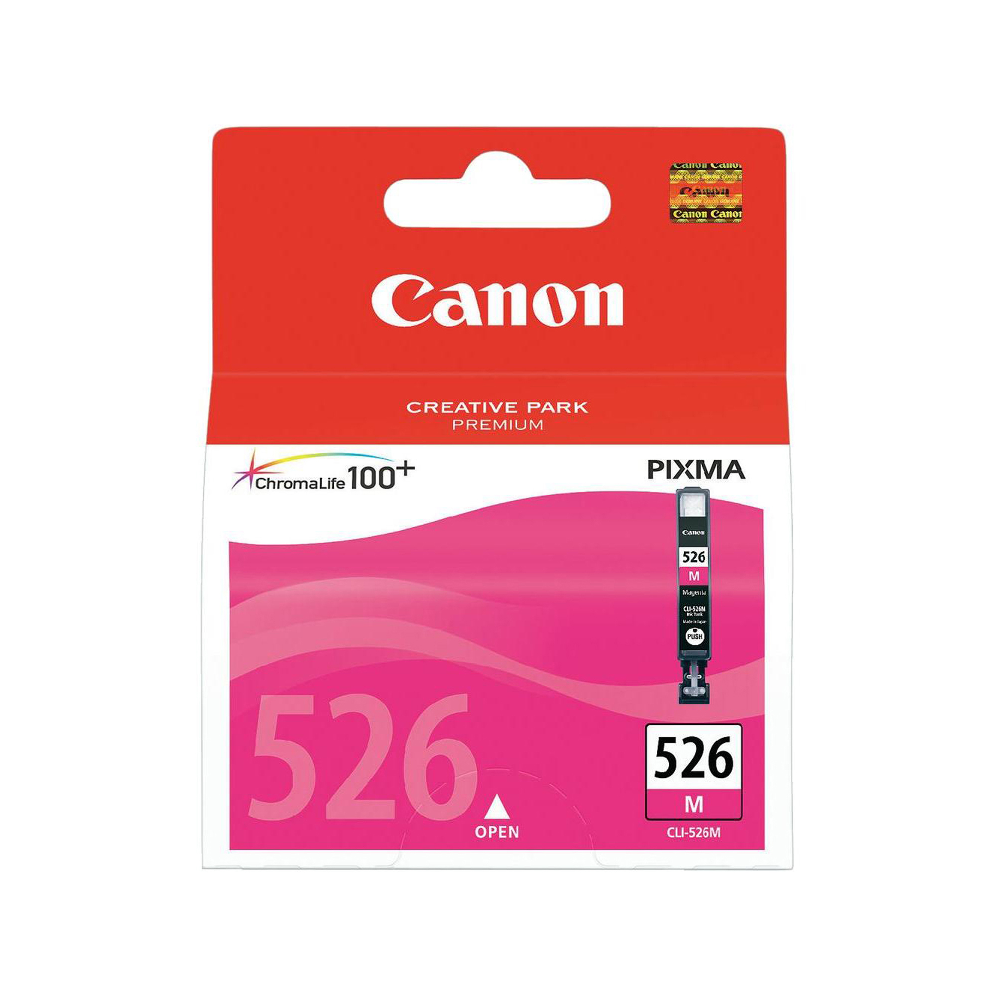 Canon CLI-526M - 9 ml - magenta - originale - serbatoio inchiostro - per PIXMA iP4950, iX6550, MG5250, MG5350, MG6150, MG6250, MG8150, MG8250, MX715, MX885, MX895
