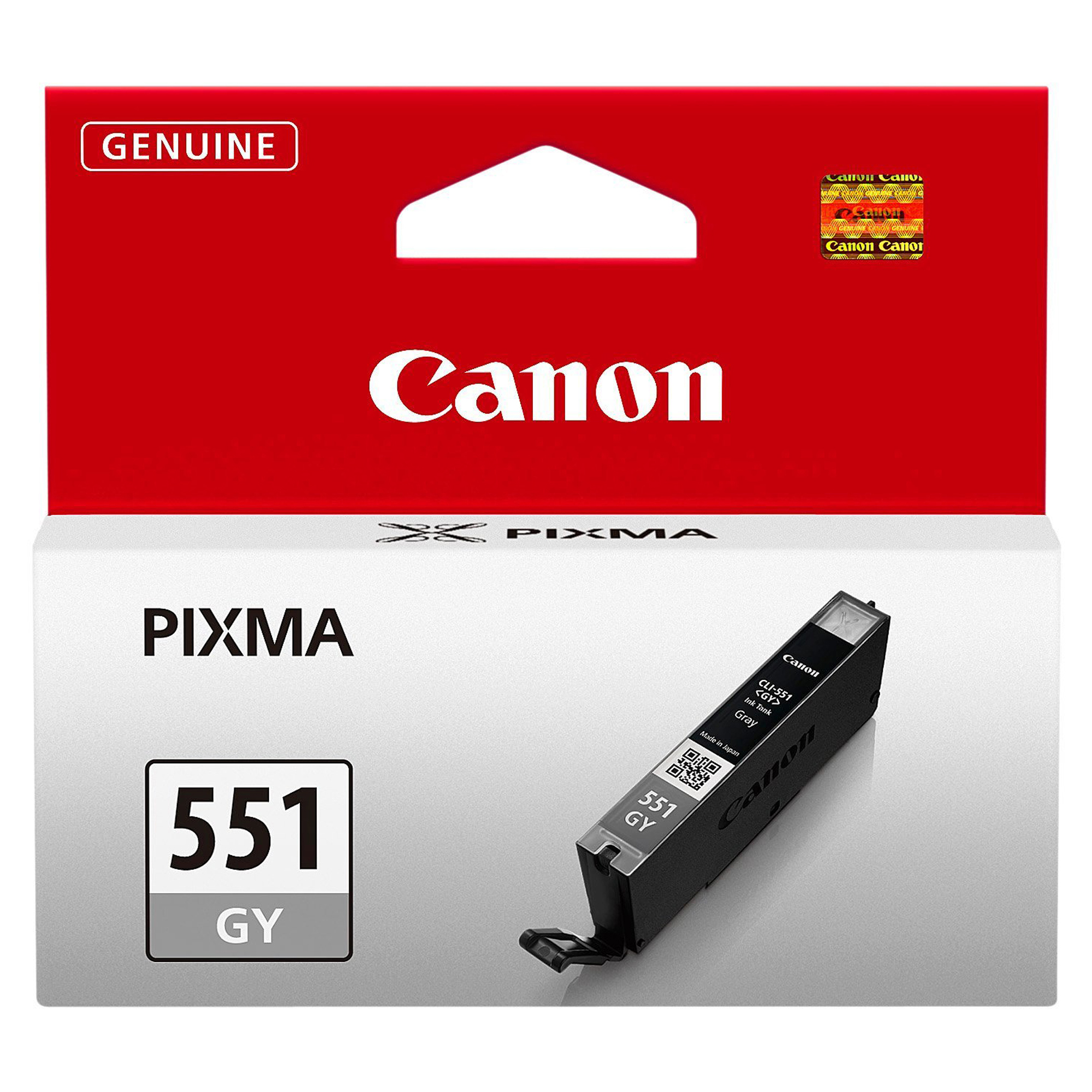Canon CLI-551GY - 7 ml - grigio - originale - serbatoio inchiostro - per PIXMA iP8750, iX6850, MG5655, MG6350, MG7150, MG7150 MONSTER UNIVERSITY Edition, MG7550
