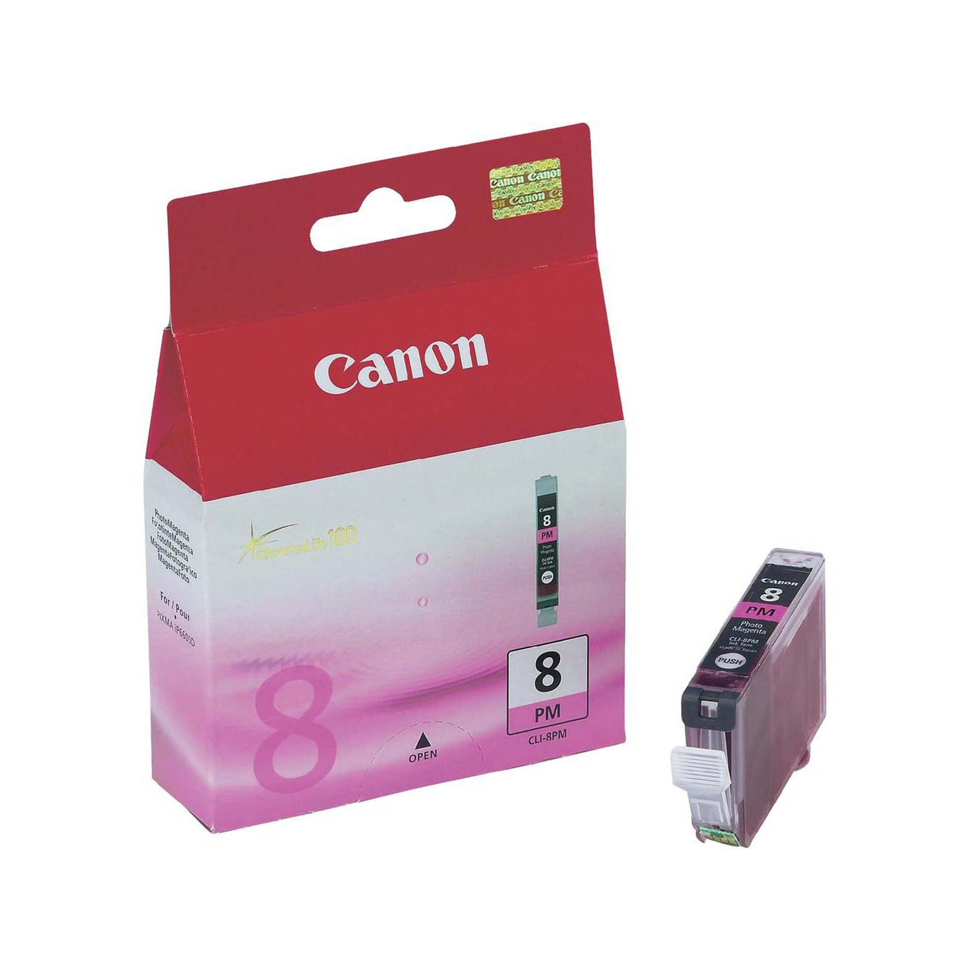 Canon CLI-8PM - Magenta per foto - originale - serbatoio inchiostro - per PIXMA iP6600D, iP6700D, MP950, MP960, MP970, Pro9000, Pro9000 Mark II