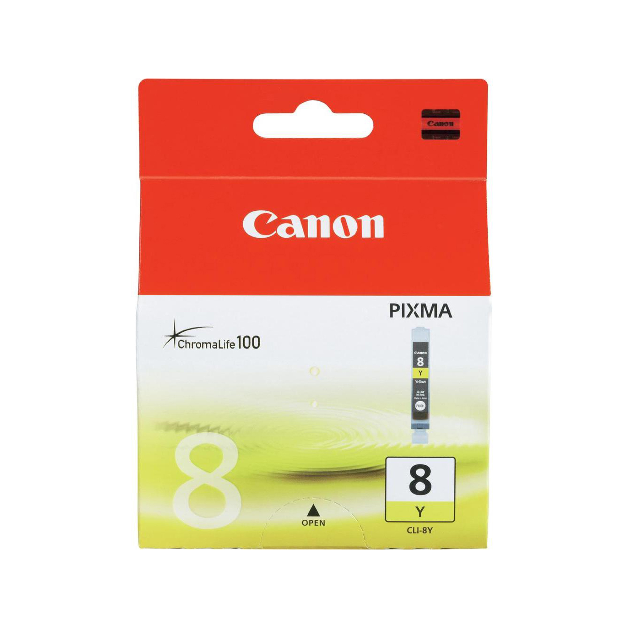 Canon CLI-8Y - 13 ml - giallo - originale - serbatoio inchiostro - per PIXMA iP3500, iP4500, iP5300, MP510, MP520, MP610, MP960, MP970, MX700, MX850, Pro9000