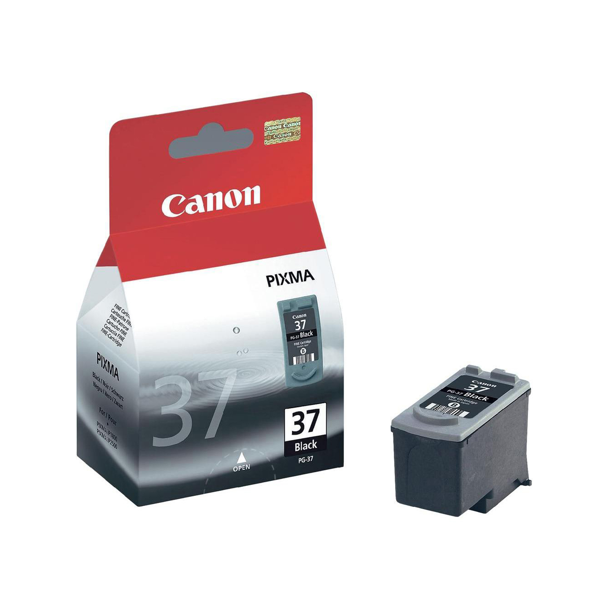Canon PG-37 - Nero - originale - serbatoio inchiostro - per PIXMA iP1800, iP1900, iP2500, iP2600, MP140, MP190, MP210, MP220, MP470, MX300, MX310