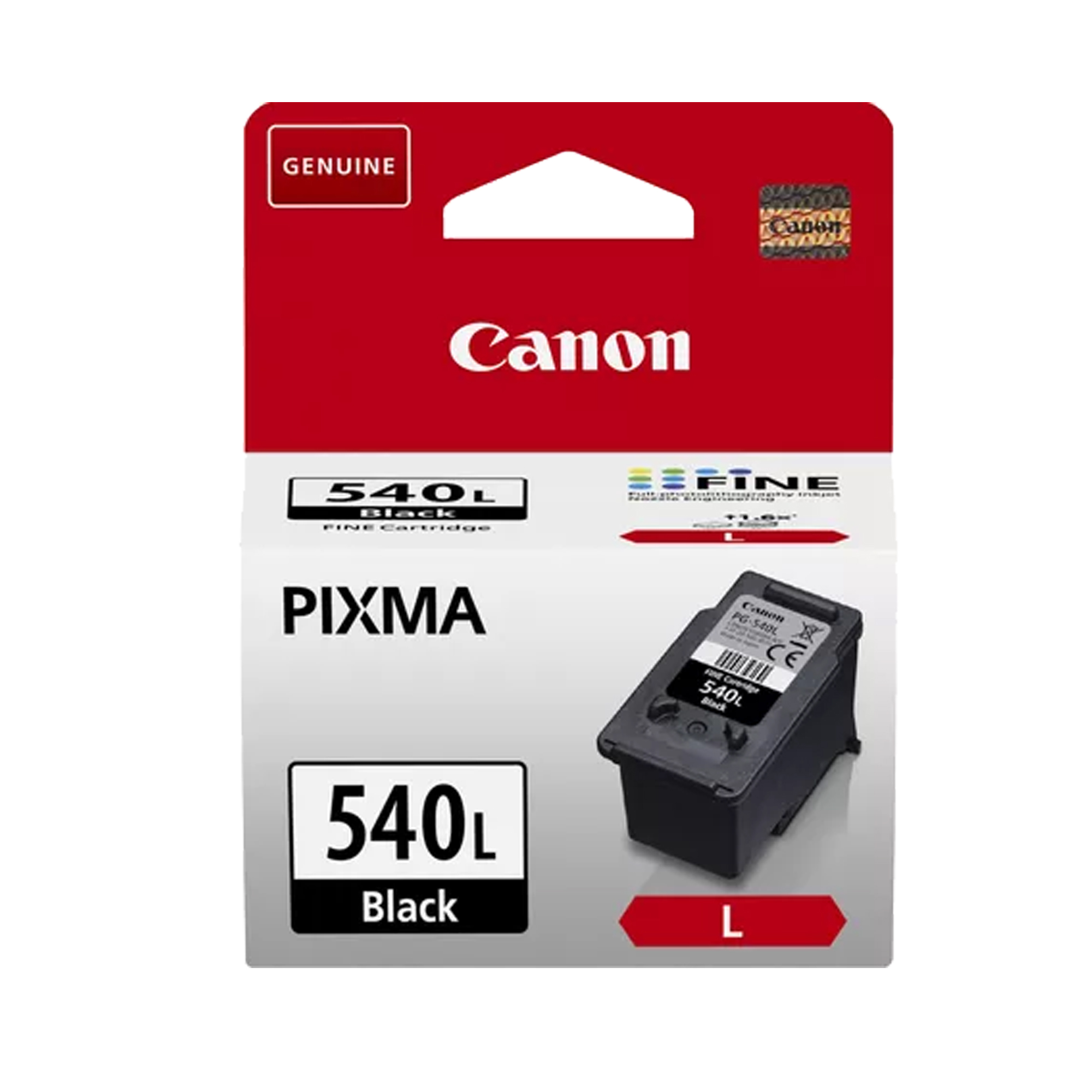 Canon PG-540L - 11 ml - taglia L - nero - originale - cartuccia d'inchiostro - per PIXMA MG3250, MG3550, MG3650, MG4250, MX395, MX455, MX475, MX525, MX535, TS5150, TS5151