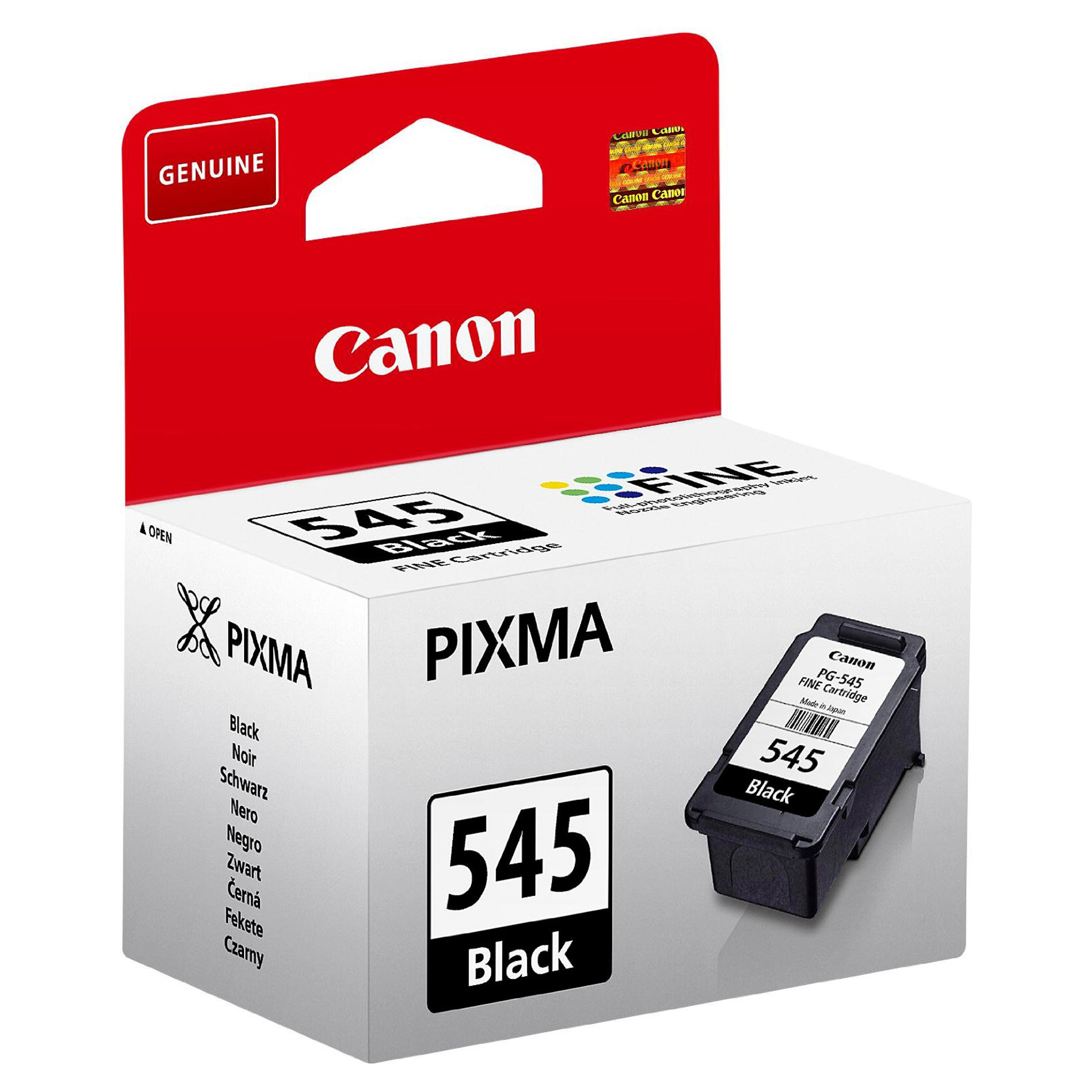 Canon PG-545 - 8 ml - nero - originale - cartuccia d'inchiostro - per PIXMA TR4551, TR4650, TR4651, TS3350, TS3351, TS3352, TS3355, TS3450, TS3451, TS3452