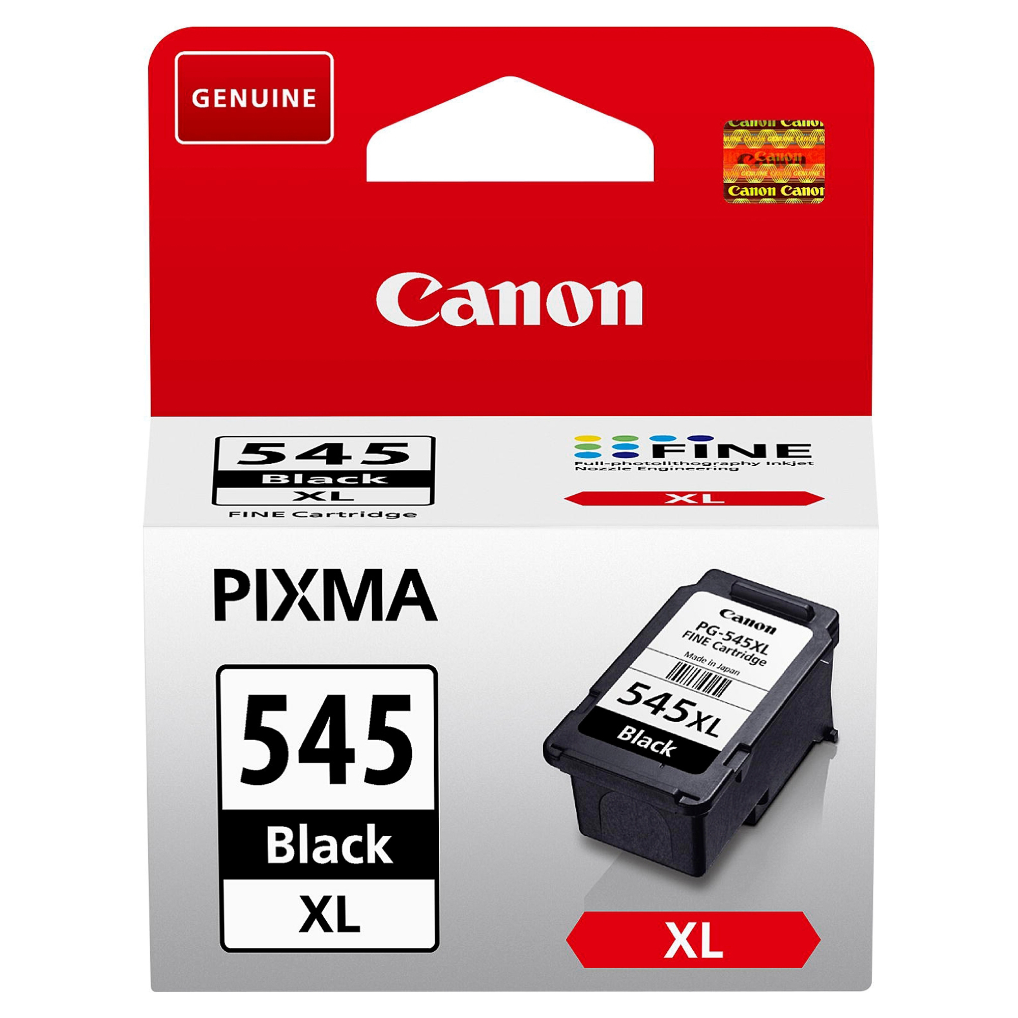 Canon PG-545XL - 15 ml - Alta resa - nero - originale - cartuccia d'inchiostro - per PIXMA TR4551, TR4650, TR4651, TS3350, TS3351, TS3352, TS3355, TS3450, TS3451, TS3452