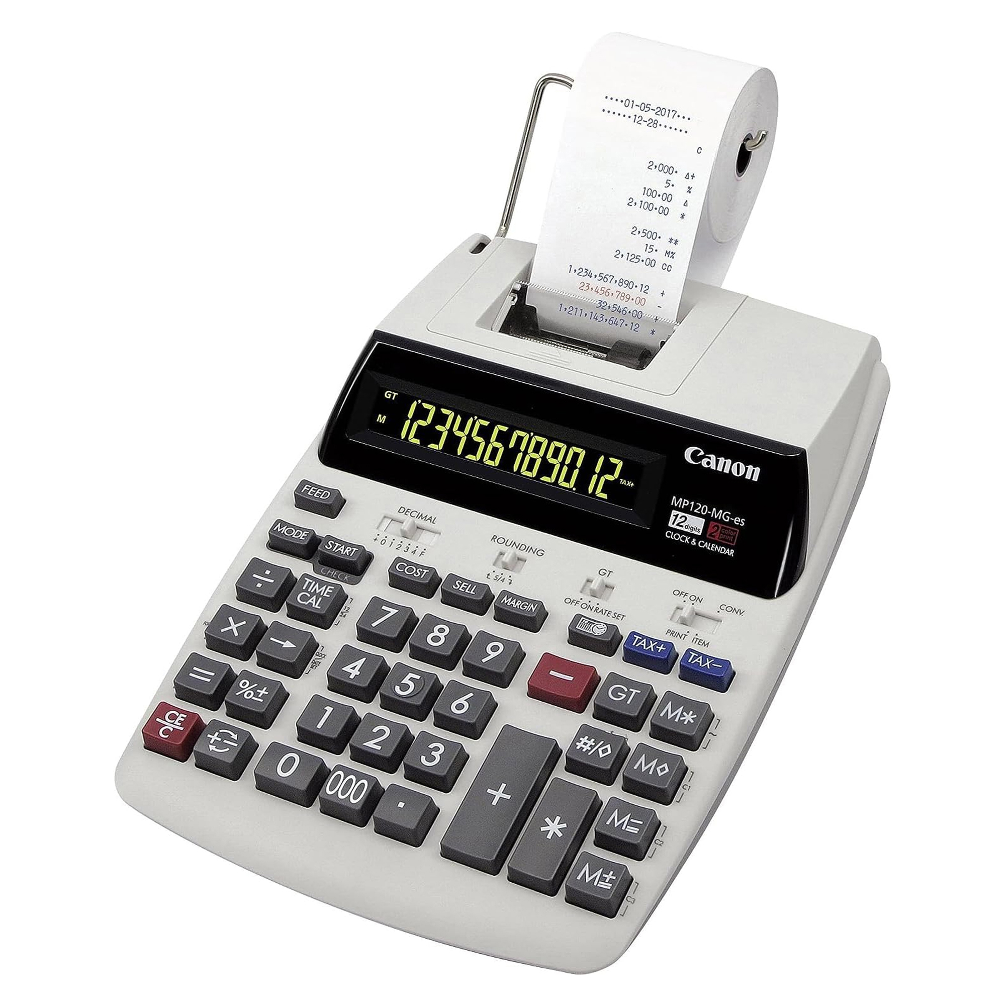 Canon MP120-MG - Calcolatrice scrivente con stampa - LCD - 12 cifre