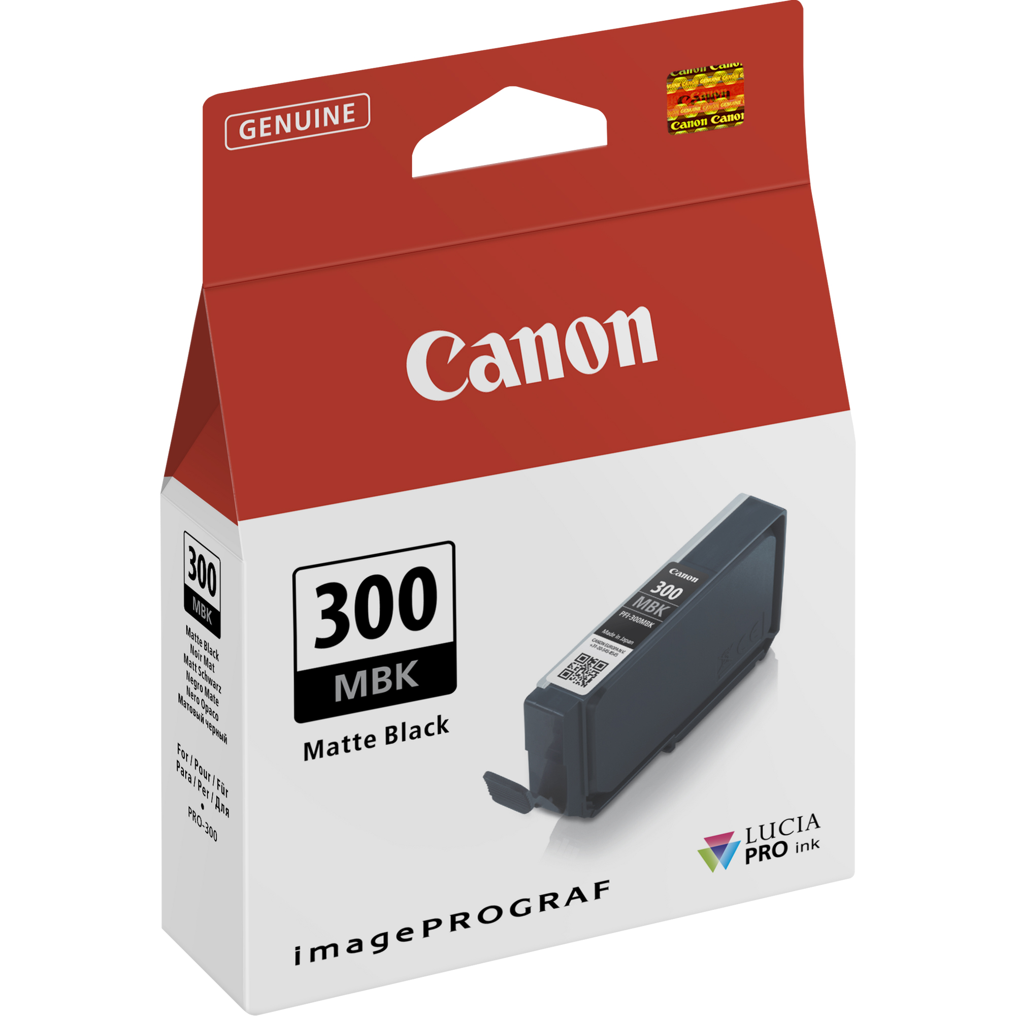 Canon PFI-300 MBK - Nero opaco - originale - serbatoio inchiostro - per imagePROGRAF PRO-300