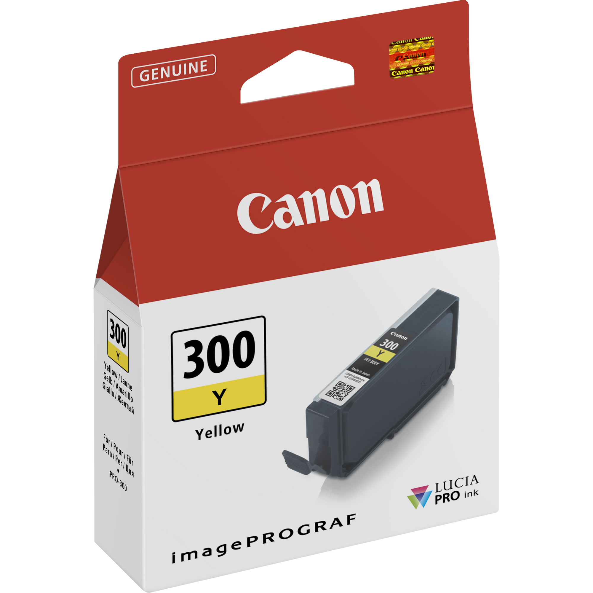 Canon PFI-300 Y - Giallo - originale - serbatoio inchiostro - per imagePROGRAF PRO-300