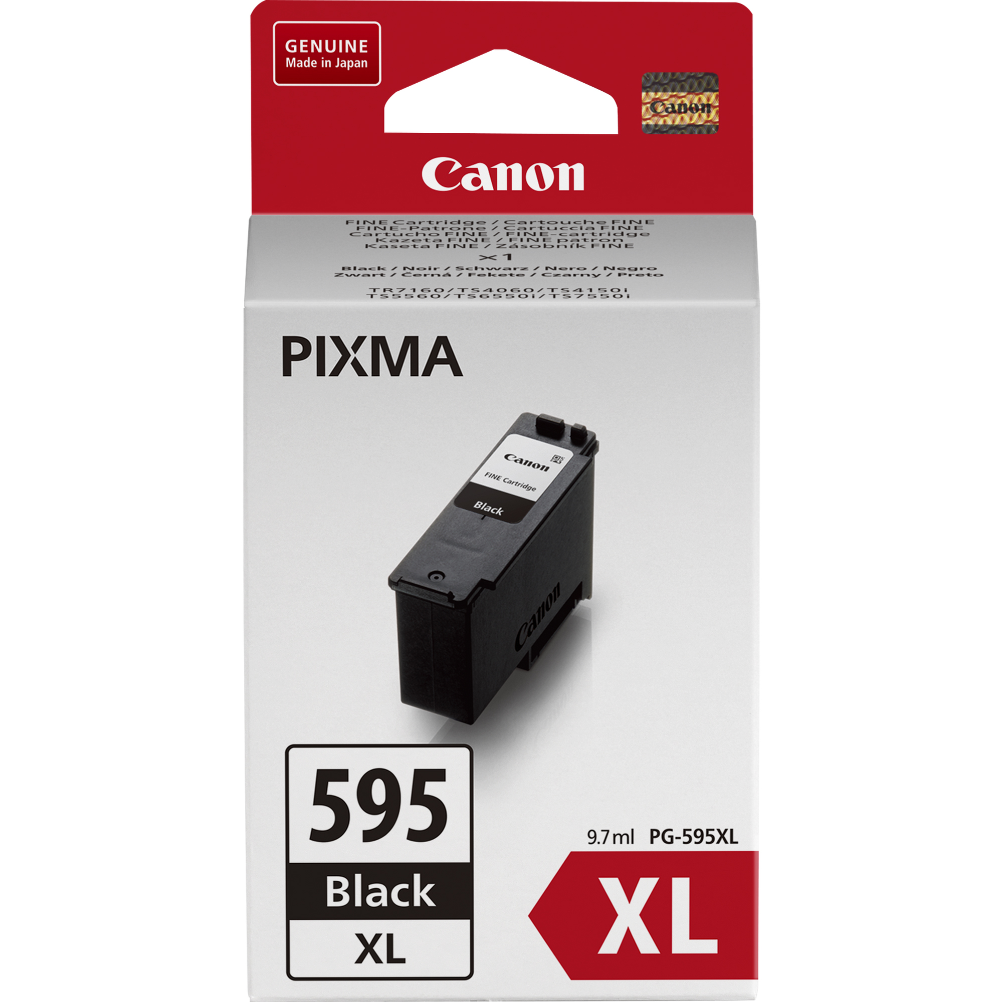 CANON PG-595XL CARTUCCIA INK NERA PER PIXMA TS7750i-6550i-7650i …