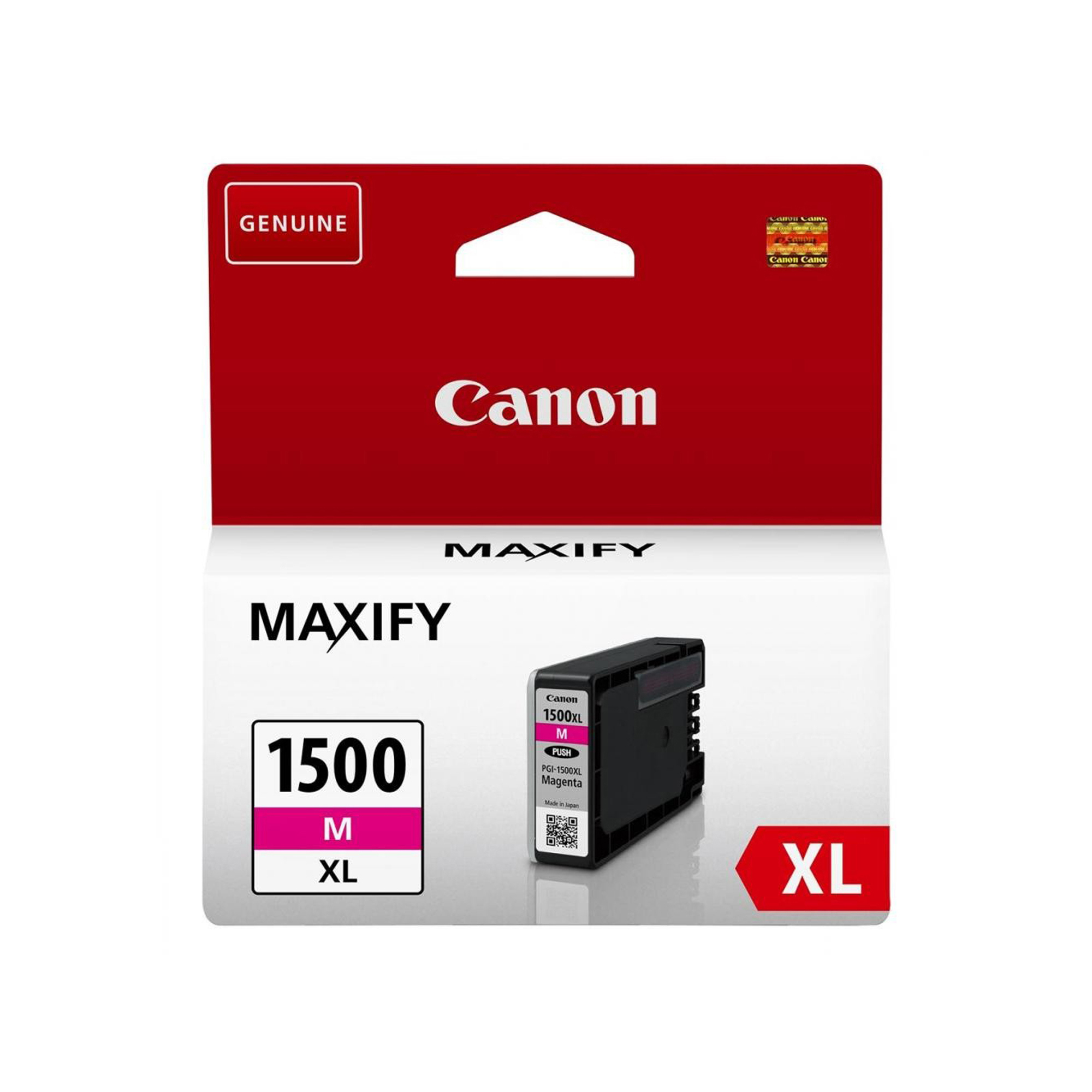 Canon PGI-1500XL M - 12 ml - Alta resa - magenta - originale - serbatoio inchiostro - per MAXIFY MB2050, MB2150, MB2155, MB2350, MB2750, MB2755