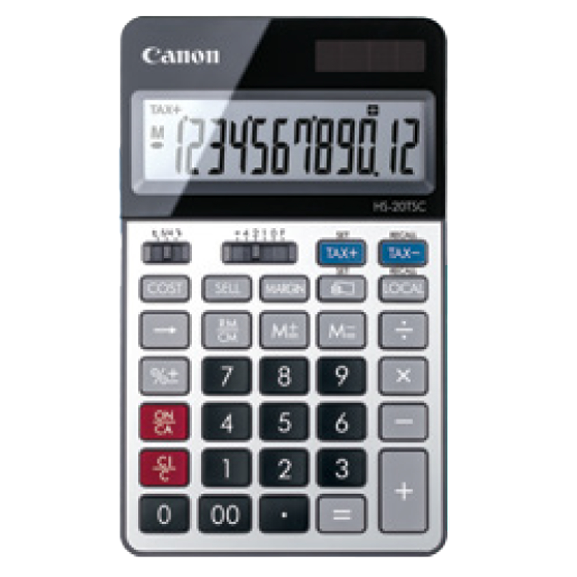 Canon HS-20TSC - Calcolatrice da tavolo - 12 cifre - pannello solare, batteria