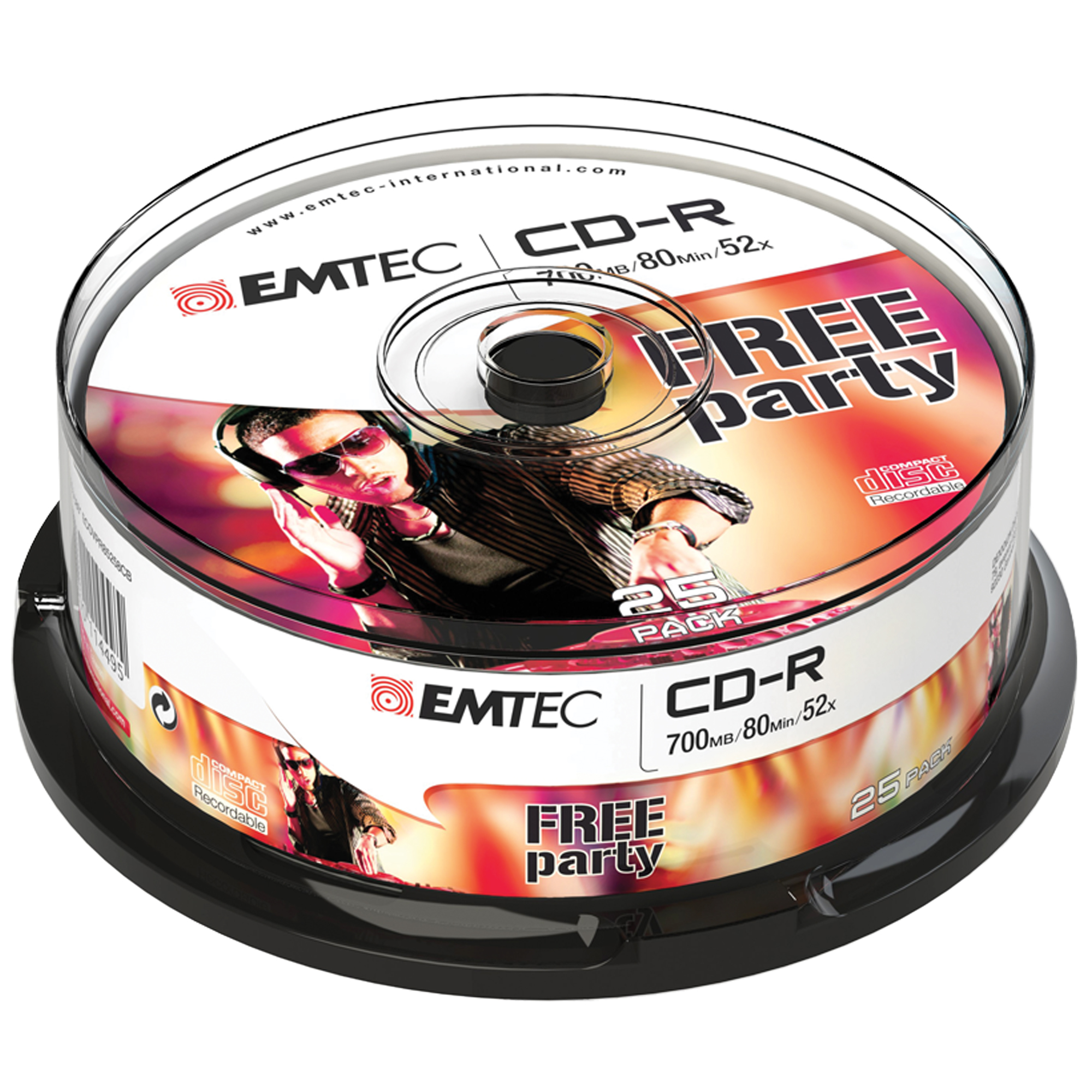 Emtec - CD-R - ECOC801052CB - 80min/700mb