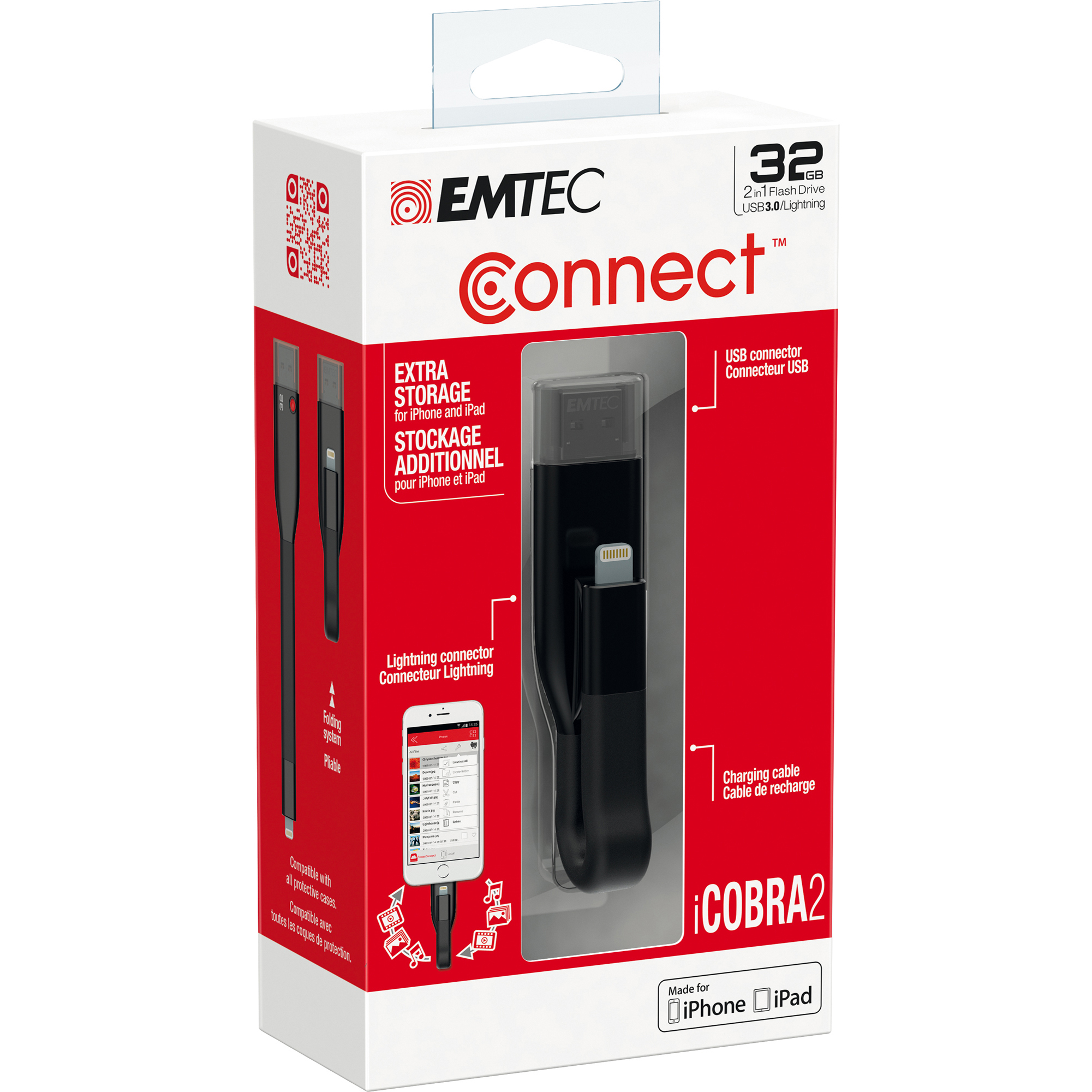 Emtec - Usb - T500 BL 3.0 ligthtning …