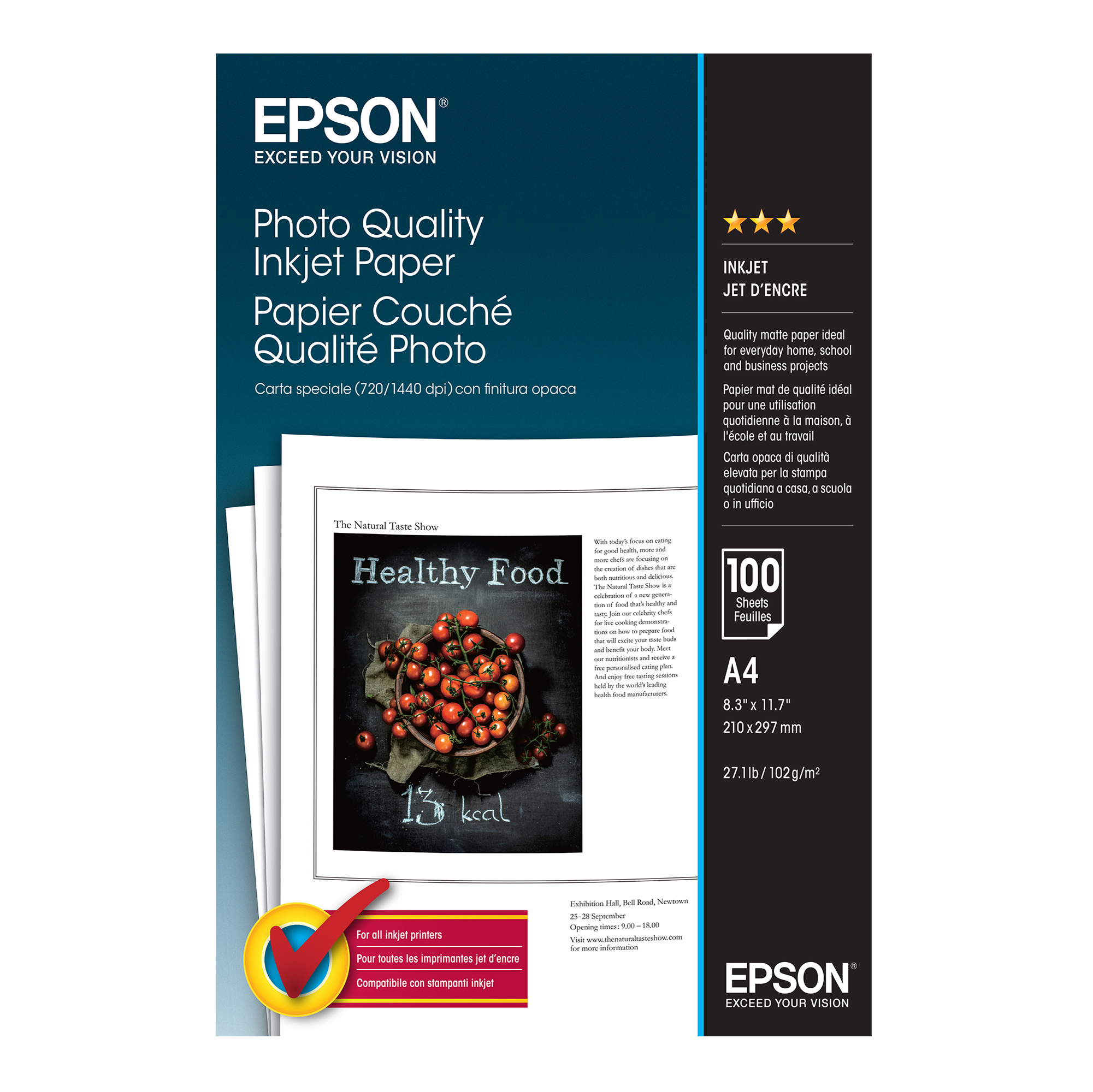 Epson Photo Quality Ink Jet Paper - Opaca …