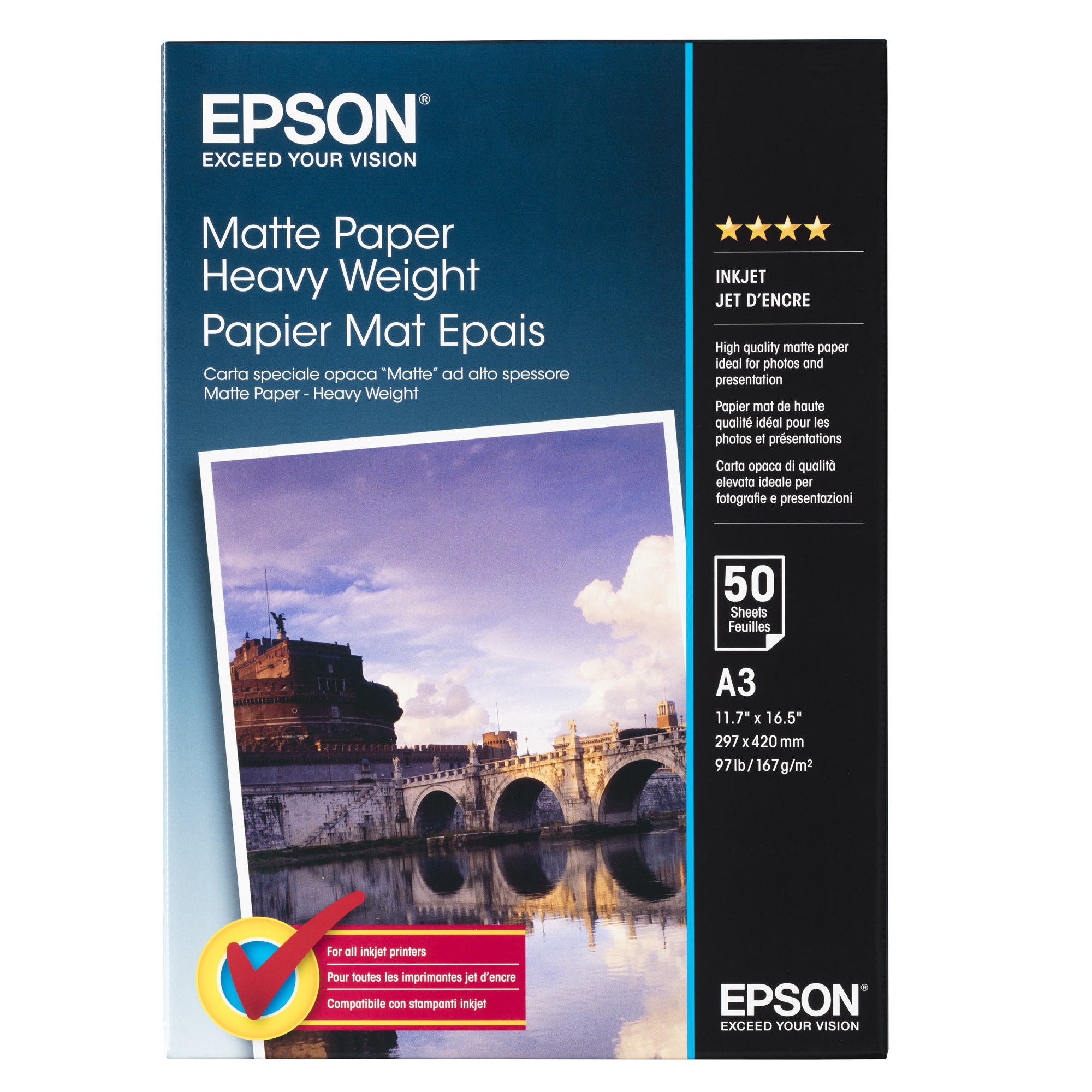 Epson - Carta speciale opaca "matte" alto spessore …