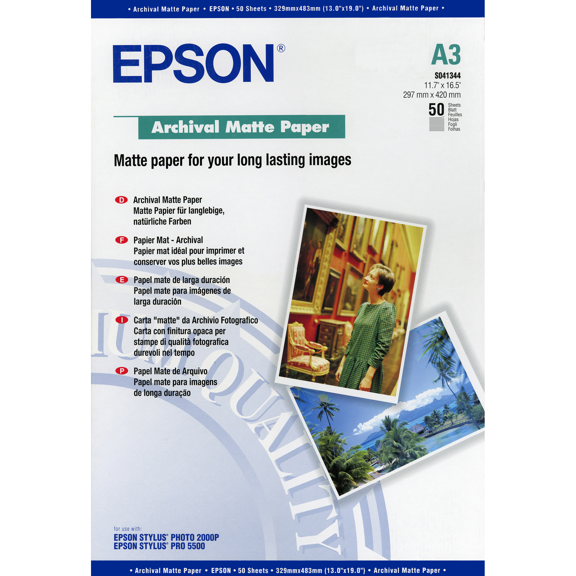 Epson - Carta "matte" da archivio fotografico - …