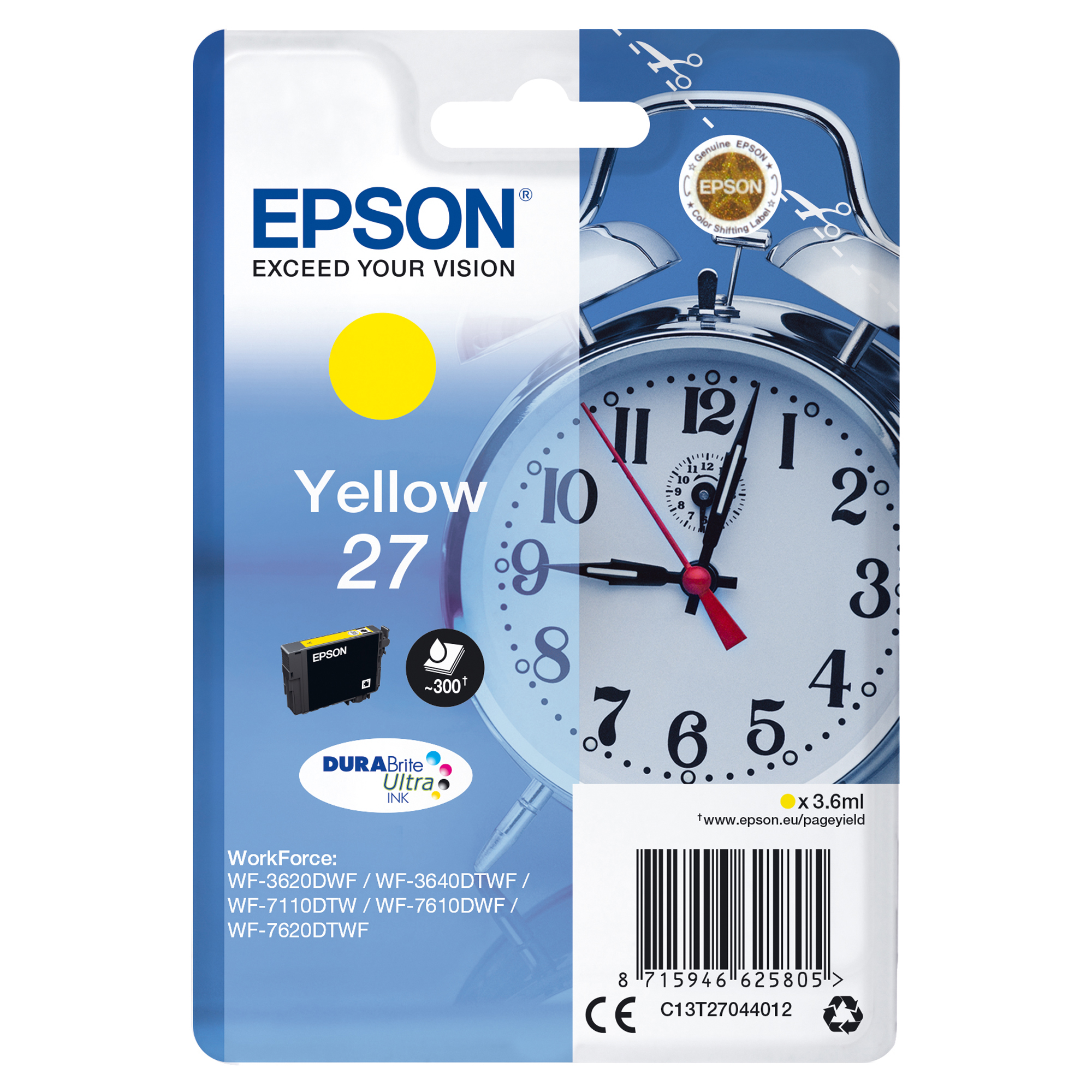 Epson 27 - 3.6 ml - giallo - …
