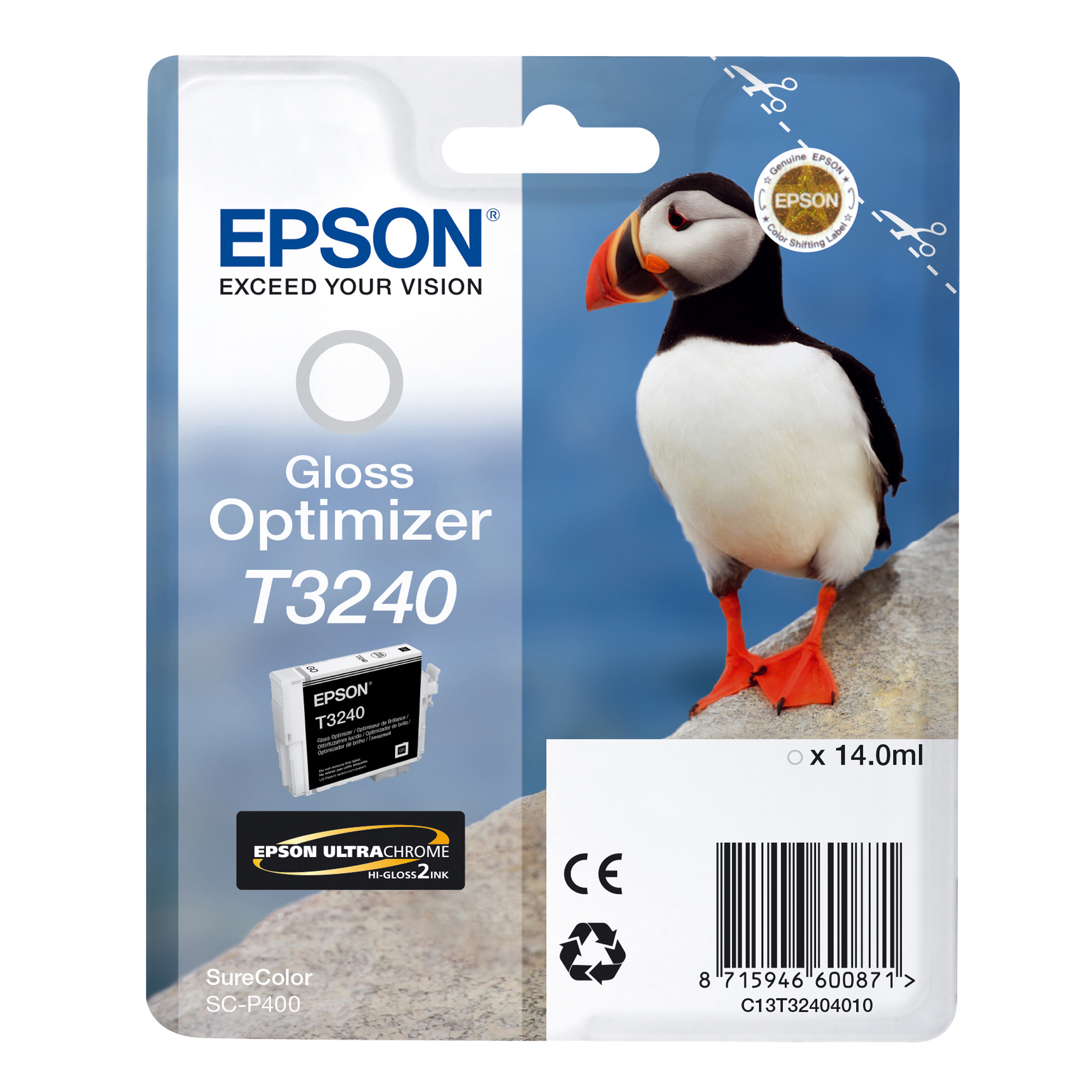 Epson T3240 Gloss Optimizer - 14 ml - originale - cartuccia ottimizzazione inchiostro - per SureColor P400, SC-P400