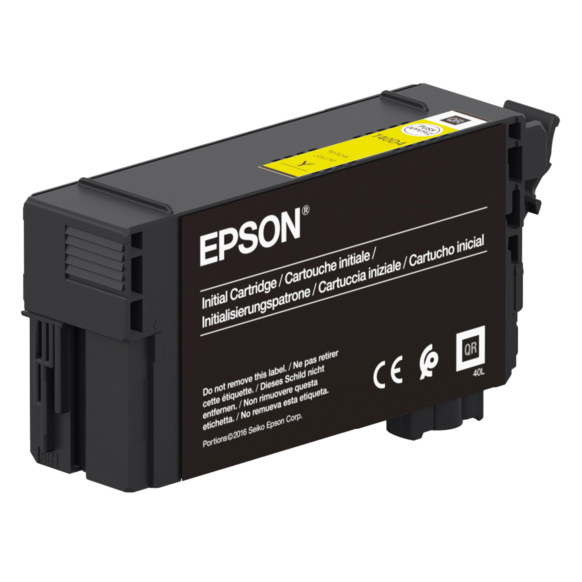 Epson T40C440 - 26 ml - giallo - originale - cartuccia d'inchiostro - per SureColor SC-T2100, SC-T3100, SC-T3100M, SC-T3100N, SC-T5100, SC-T5100M, SC-T5100N