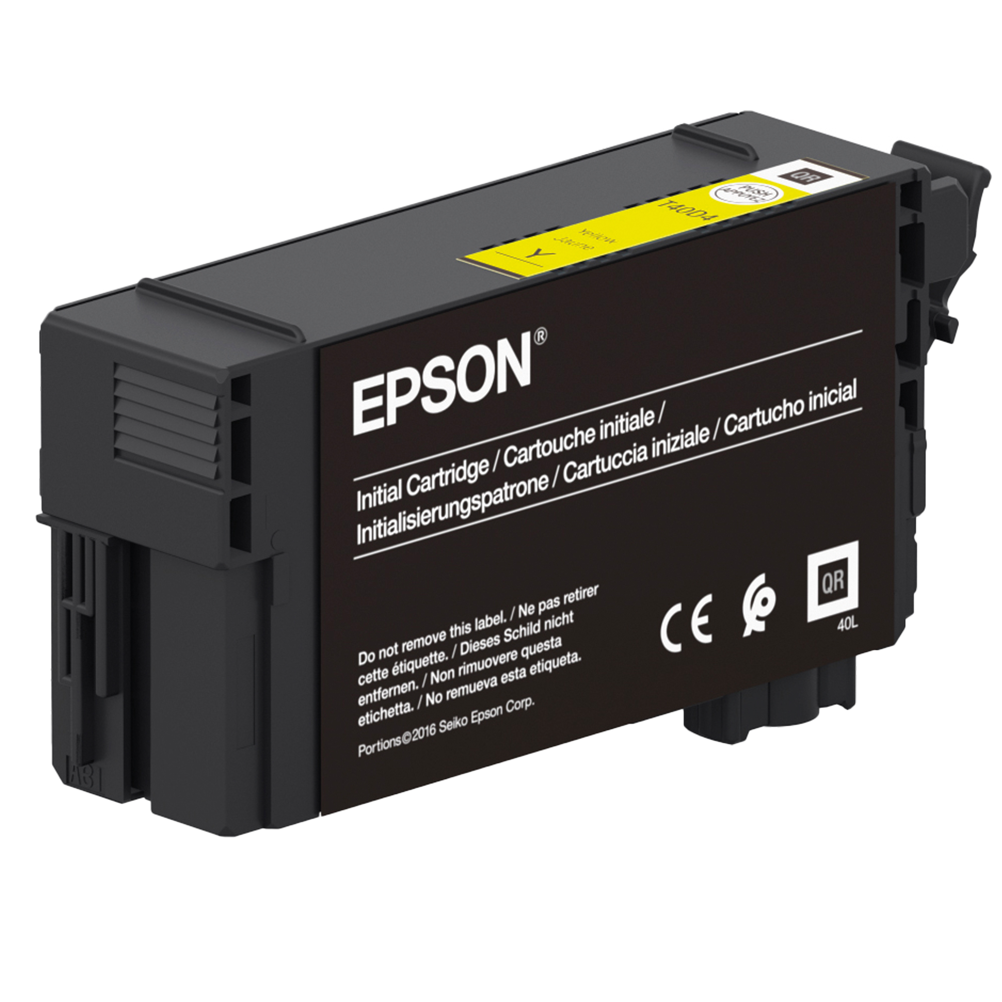 Epson T40D440 - 50 ml - giallo - originale - cartuccia d'inchiostro - per SureColor SC-T2100, SC-T3100, SC-T3100M, SC-T3100N, SC-T5100, SC-T5100M, SC-T5100N