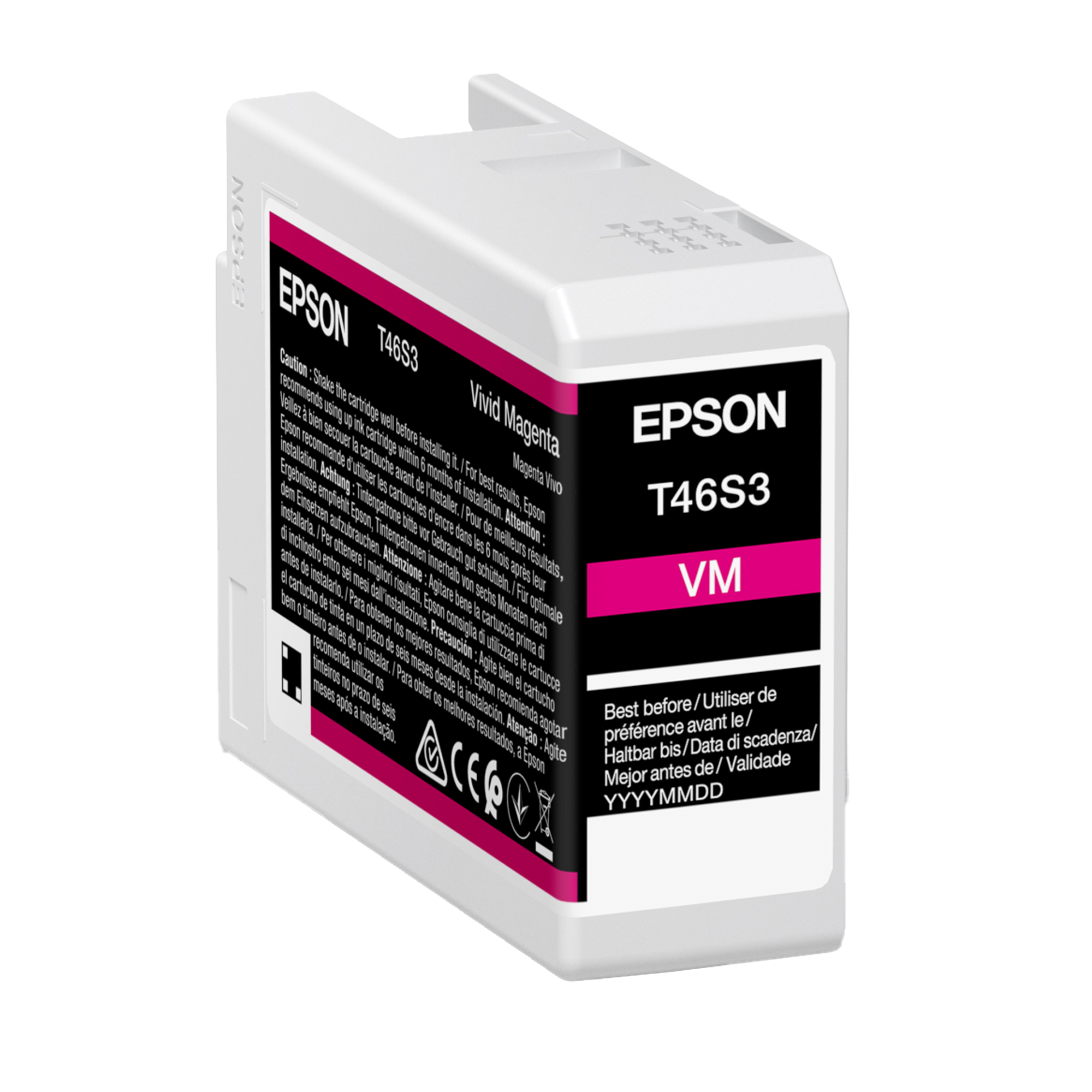 Epson T46S3 - 25 ml - magenta Vivid - originale - serbatoio inchiostro - per SureColor SC-P700