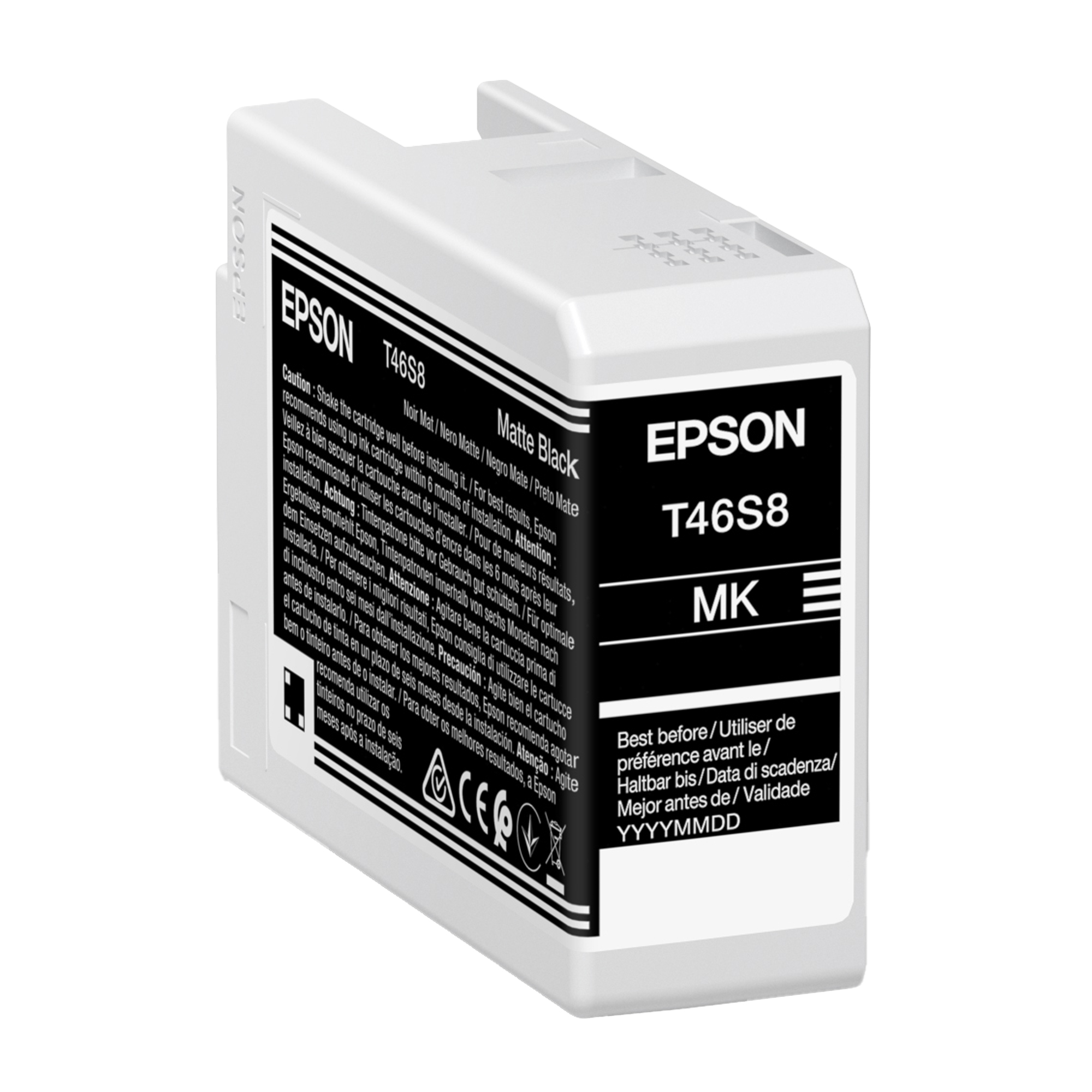 Epson T46S8 - 25 ml - nero opaco - originale - cartuccia d'inchiostro