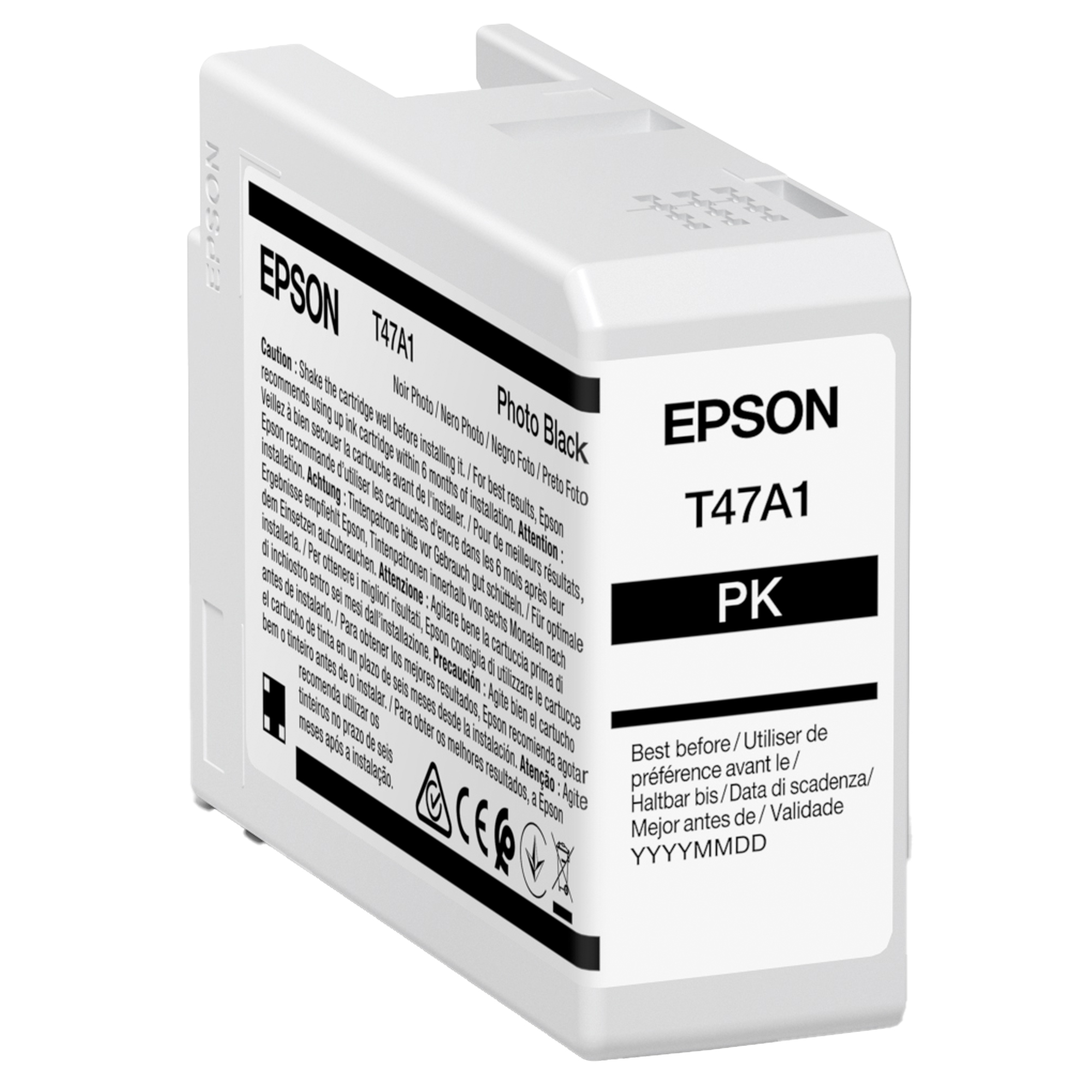 Epson UltraChrome Pro T47A1 - 50 ml - nero - originale - serbatoio inchiostro - per SureColor SC-P900, SC-P900 Mirage Bundling