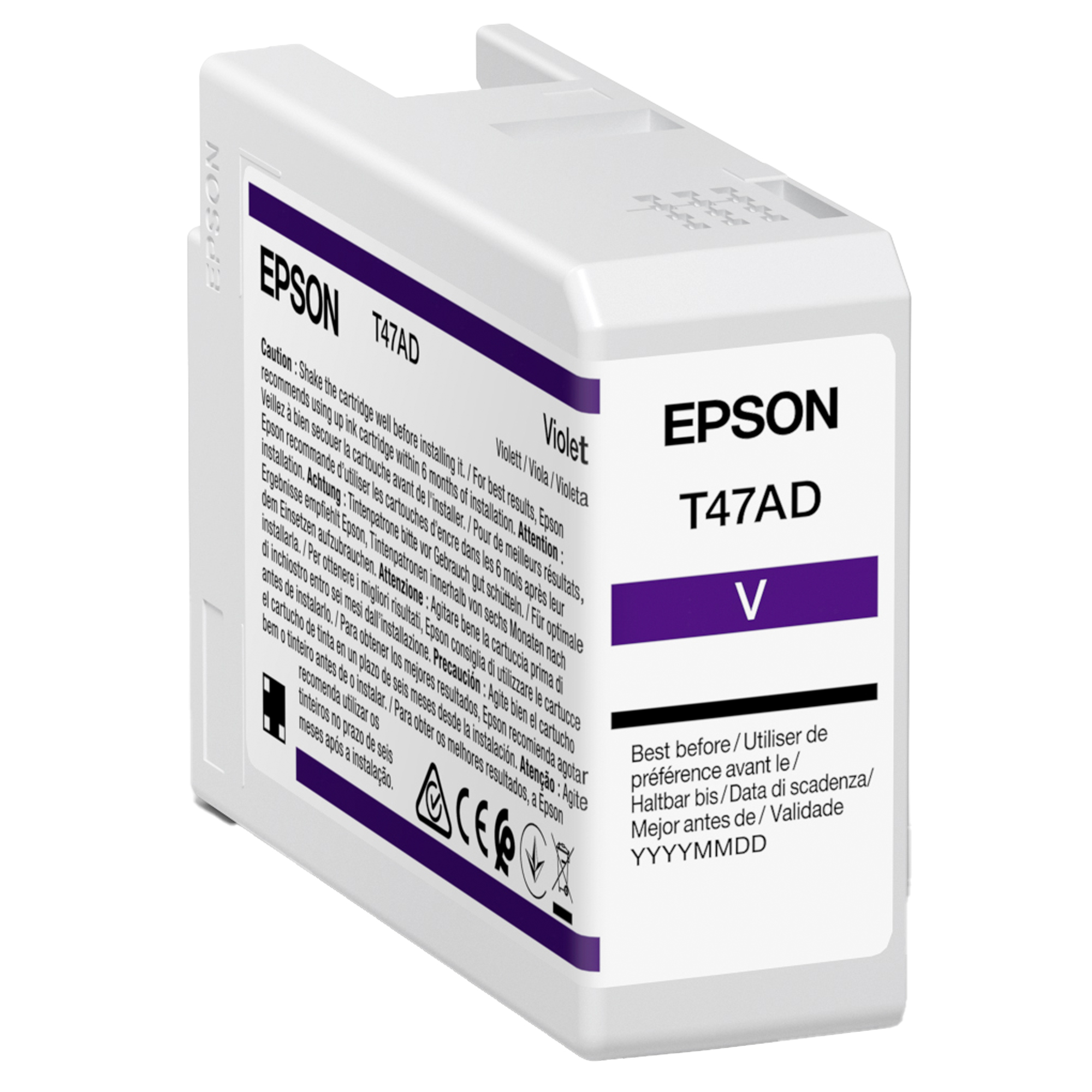 Epson T47AD - 50 ml - viola - originale - cartuccia d'inchiostro - per SureColor SC-P900, SC-P900 Mirage Bundling