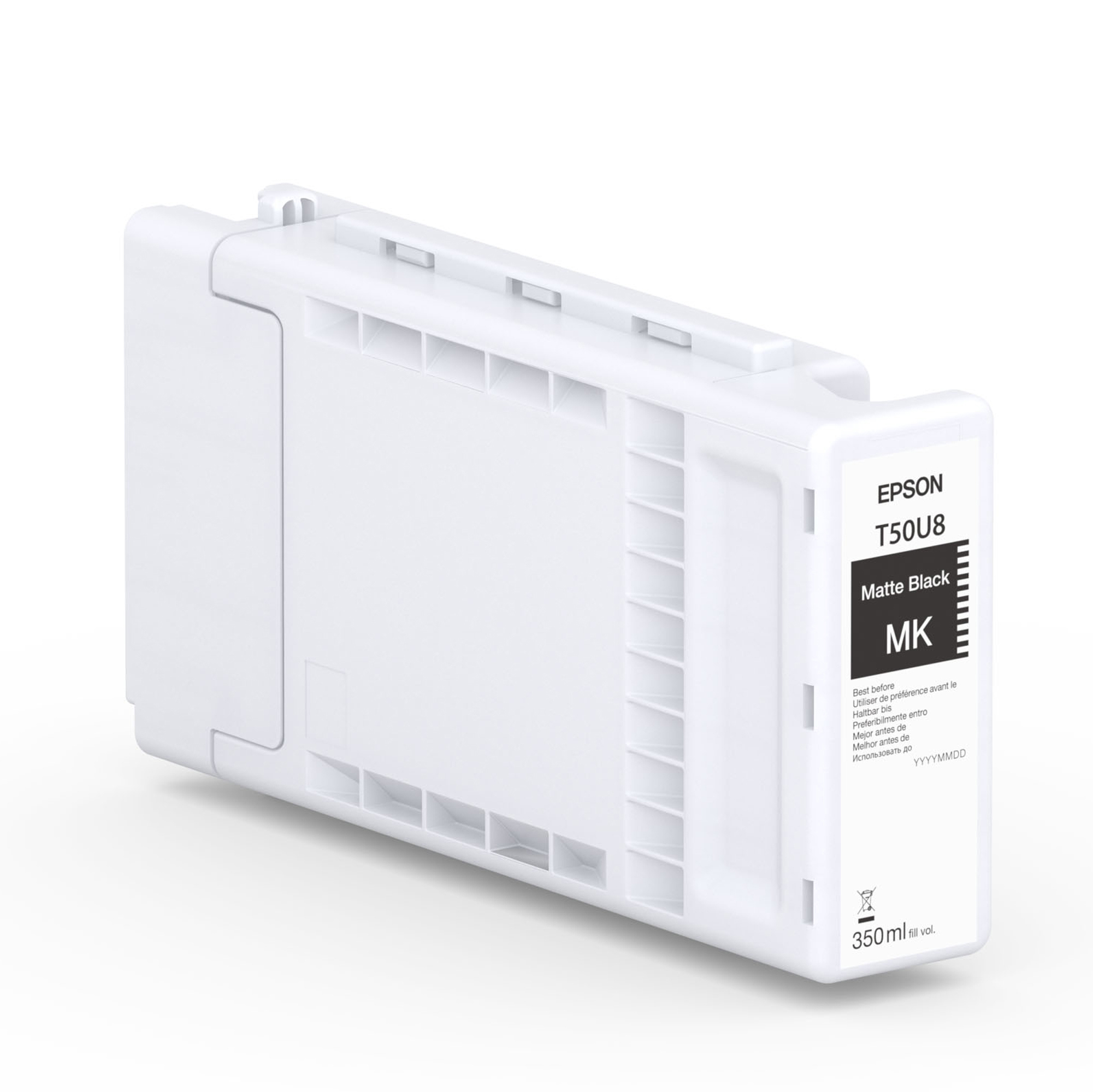 Epson T50U8 - 350 ml - nero opaco - originale - cartuccia d'inchiostro - per SureColor SC-T3700D, SC-T3700DE, SC-T3700E, SC-T5700D, SC-T7700D, T5700DM, T7700DM
