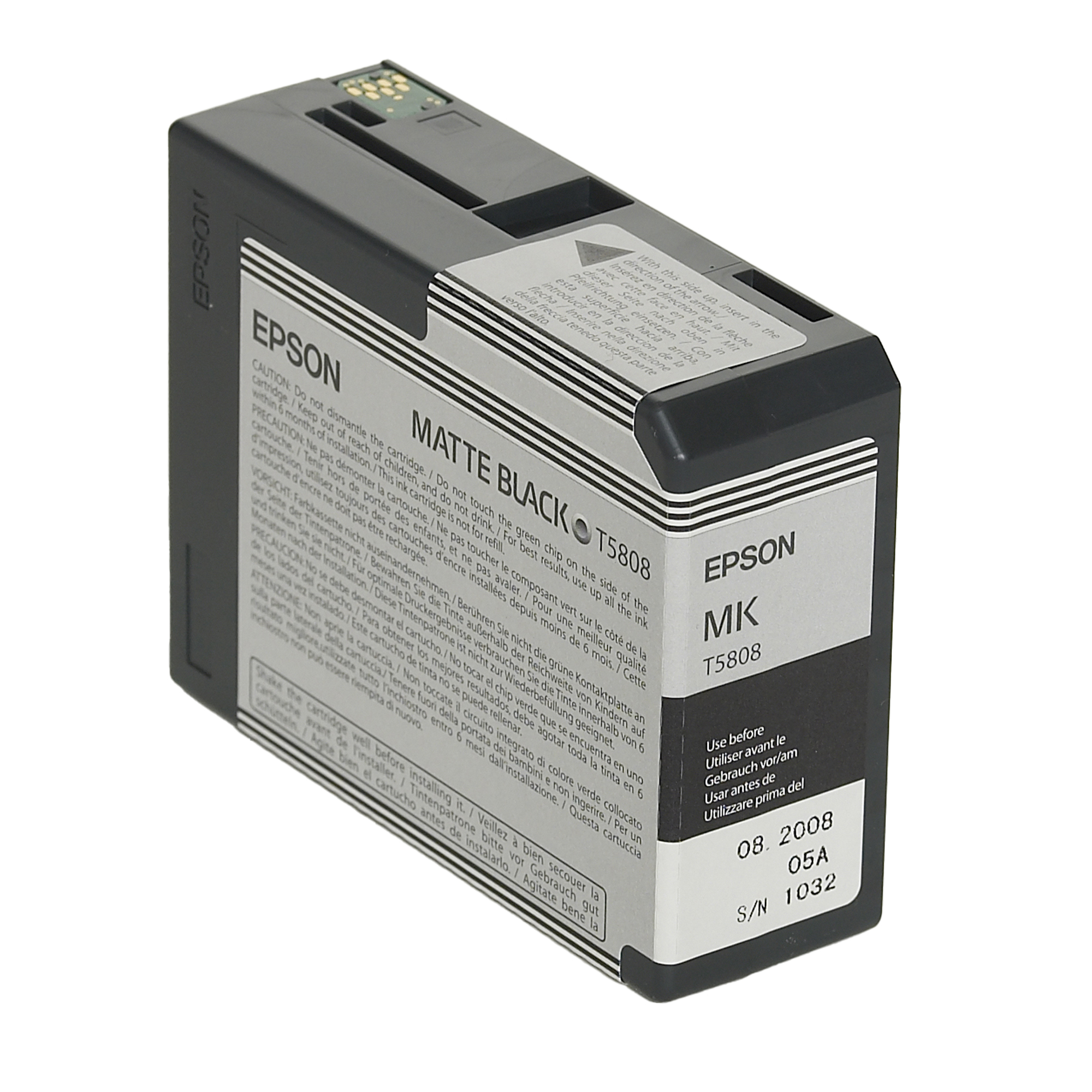Epson T5808 - 80 ml - nero opaco - originale - cartuccia d'inchiostro - per Stylus Pro 3800