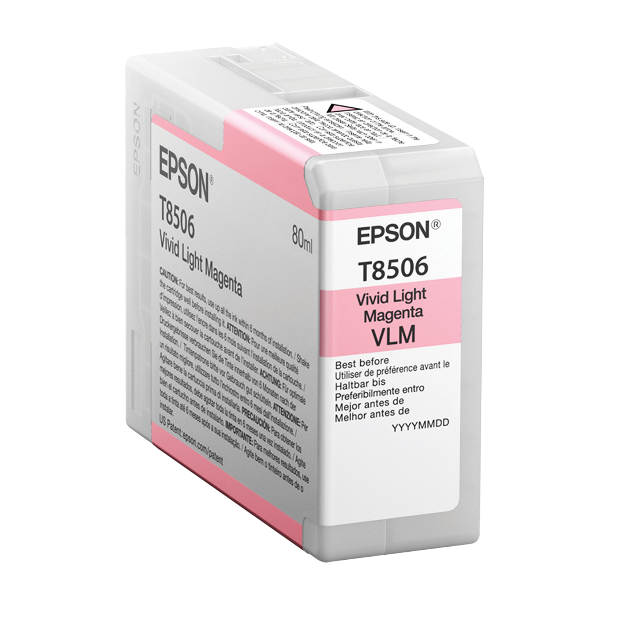 Epson T8506 - 80 ml - magenta chiaro Vivid - originale - cartuccia d'inchiostro - per SureColor SC-P800