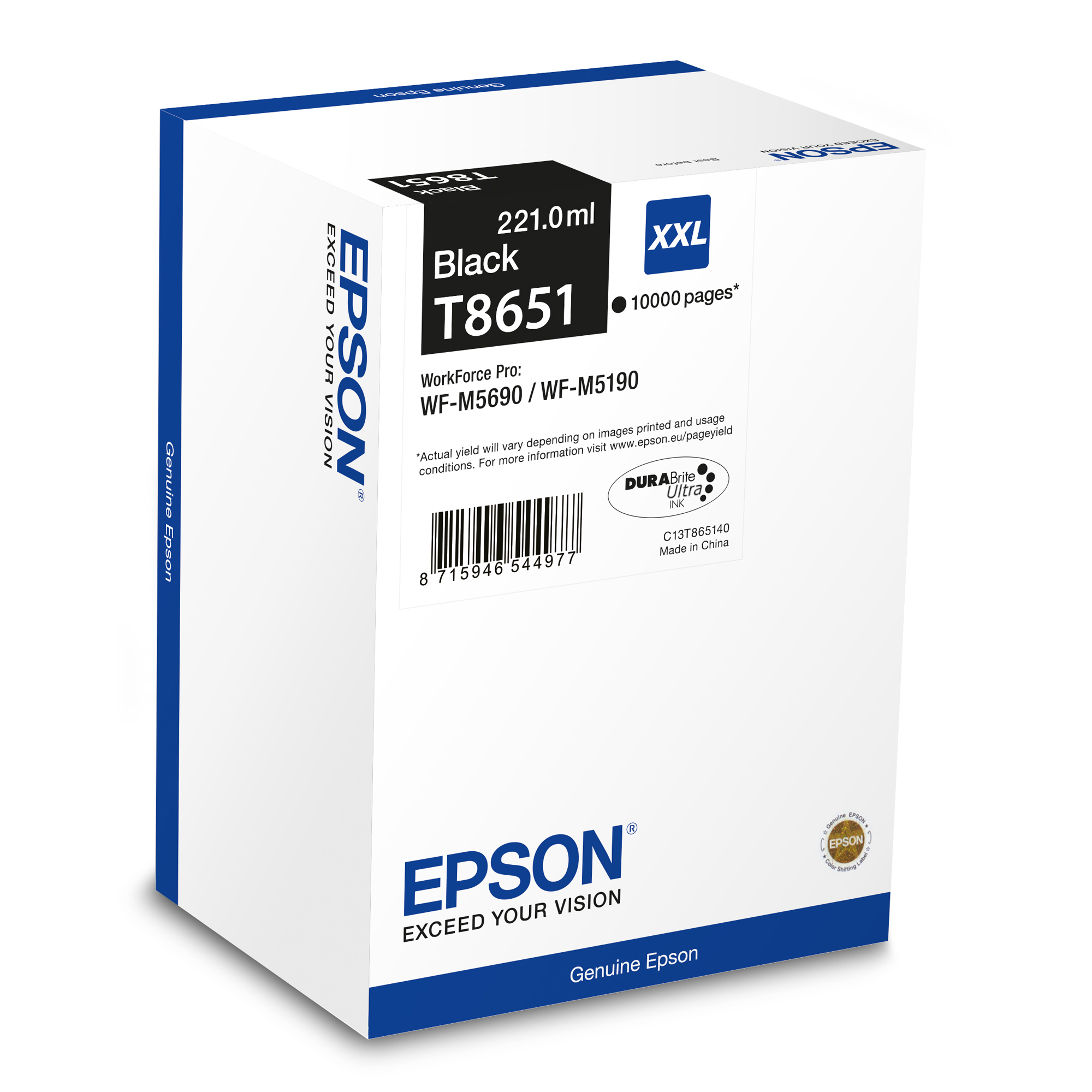 Epson T8651 - Nero - originale - ricarica inchiostro - per WorkForce Pro WF-M5190DW, WF-M5190DW BAM, WF-M5690DWF