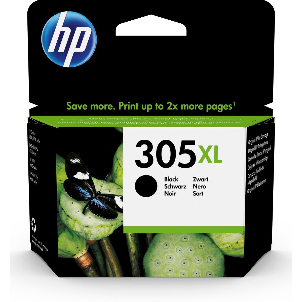 HP Cartuccia di inchiostro nero originale ad alta …