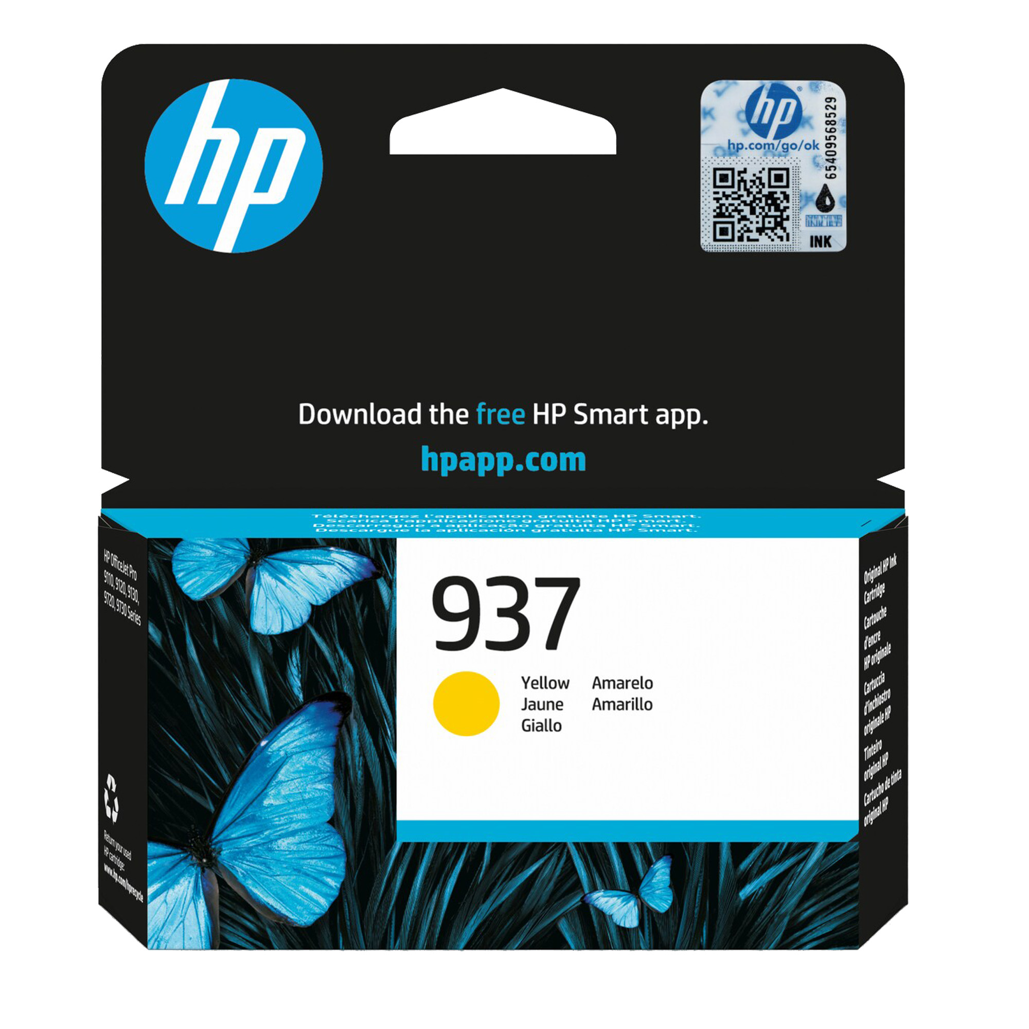 Hp originale - Cartuccia 937 - Giallo - …
