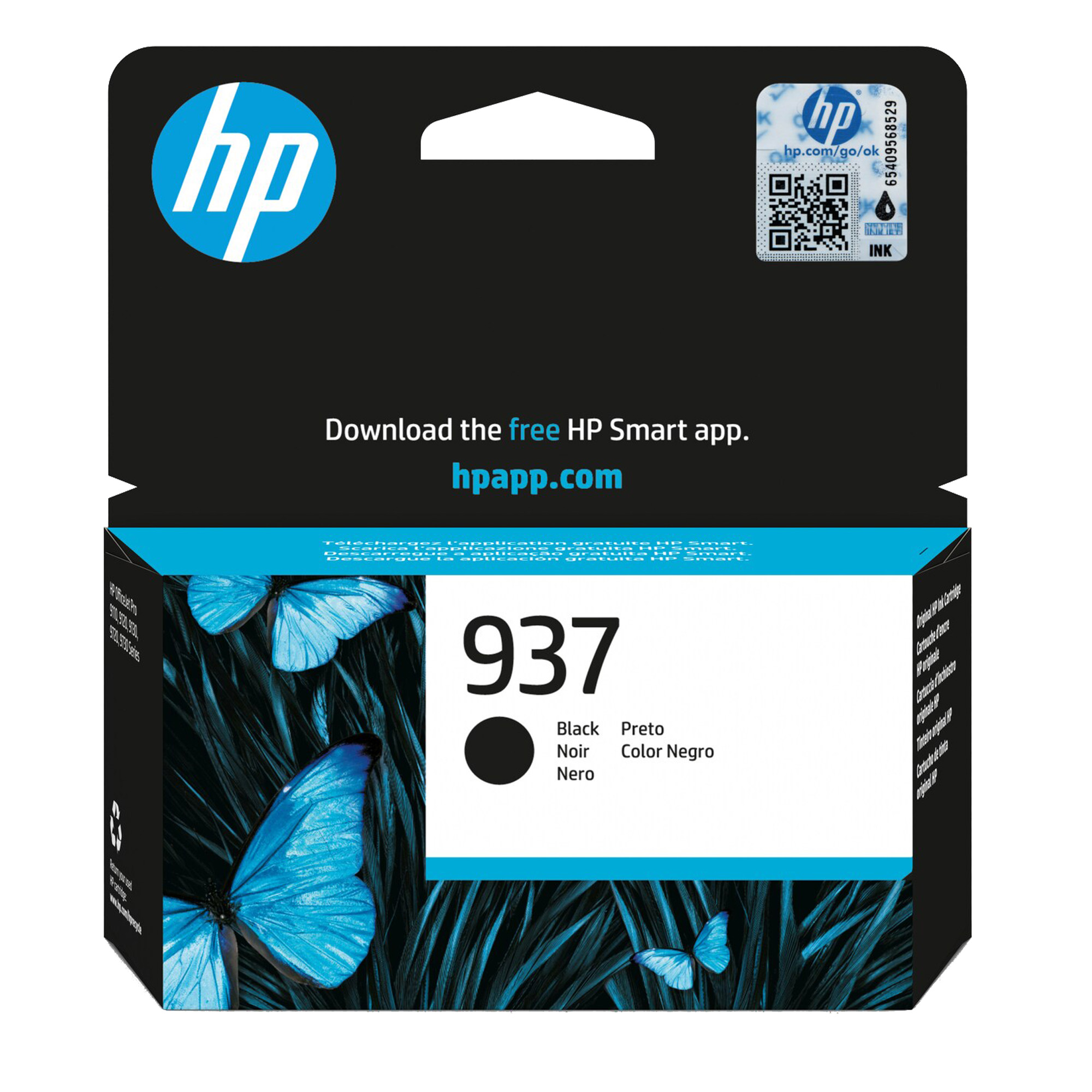 Hp originale - Cartuccia 937 - Nero - …