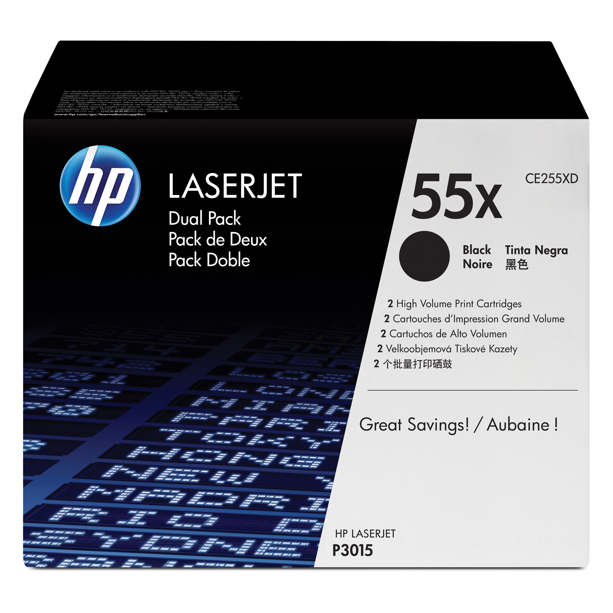 Hp - Confezione 2 Toner originale - 55X …