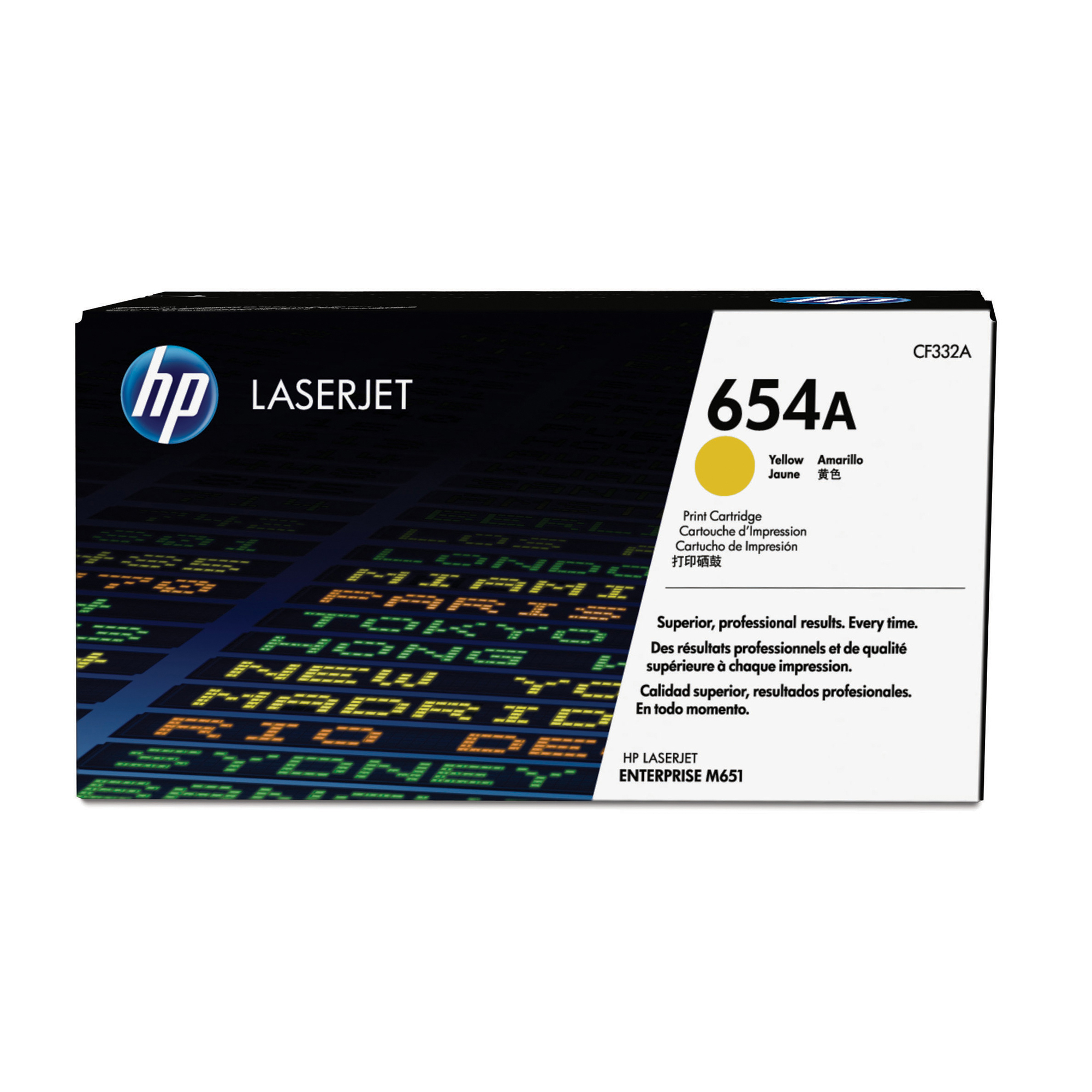 Hp - Toner originale - 654A - Giallo …
