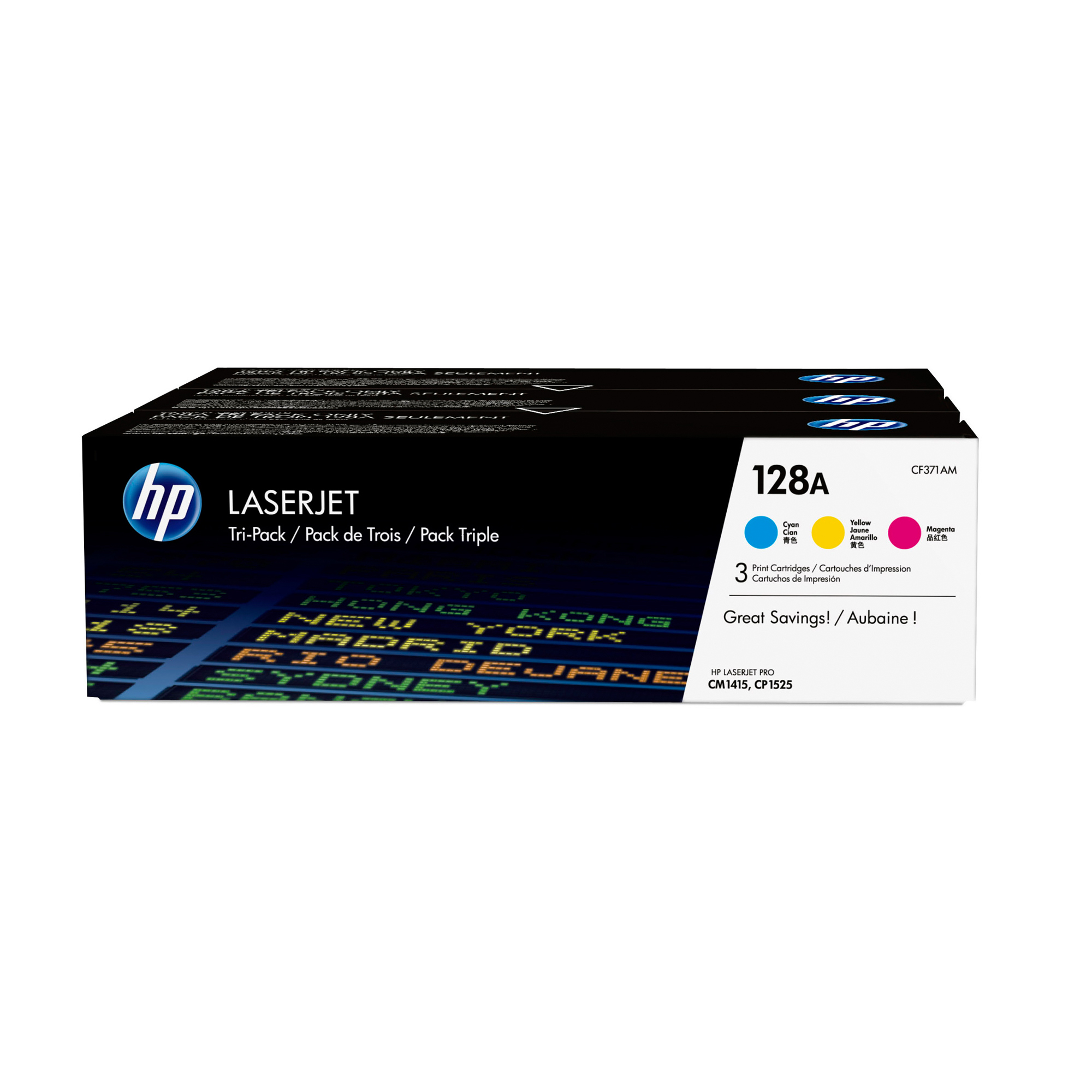 Hp - Confezione 3 Toner originale - 128A …